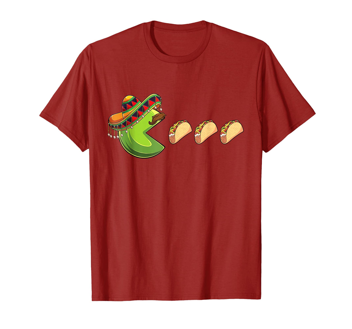 Funny Eating Tacos Cinco De Mayo Boys Kids Woman Men Mexican T-Shirt