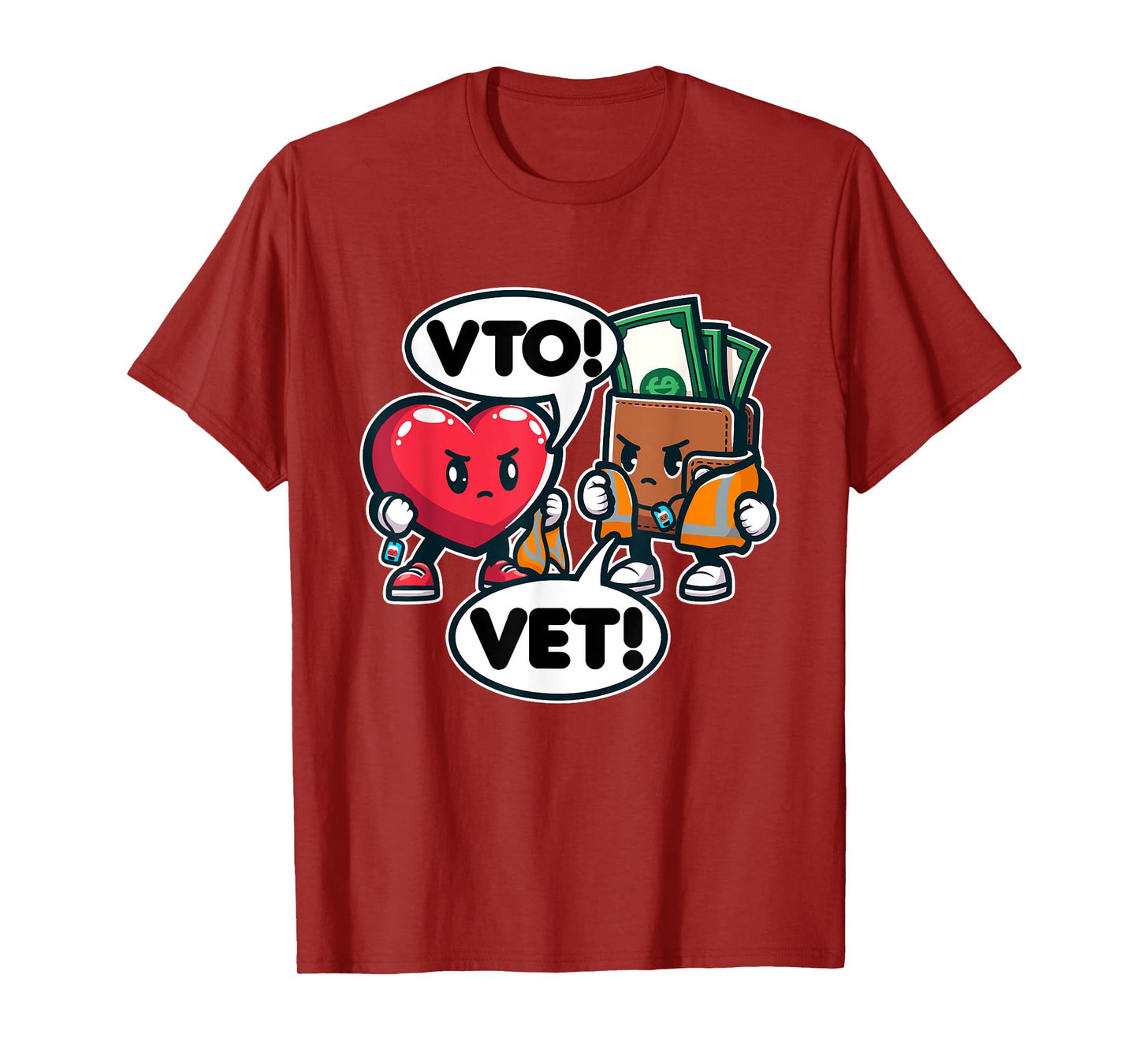 Swagazon Associate Heart Says VTO Wallet Says VET T-Shirt