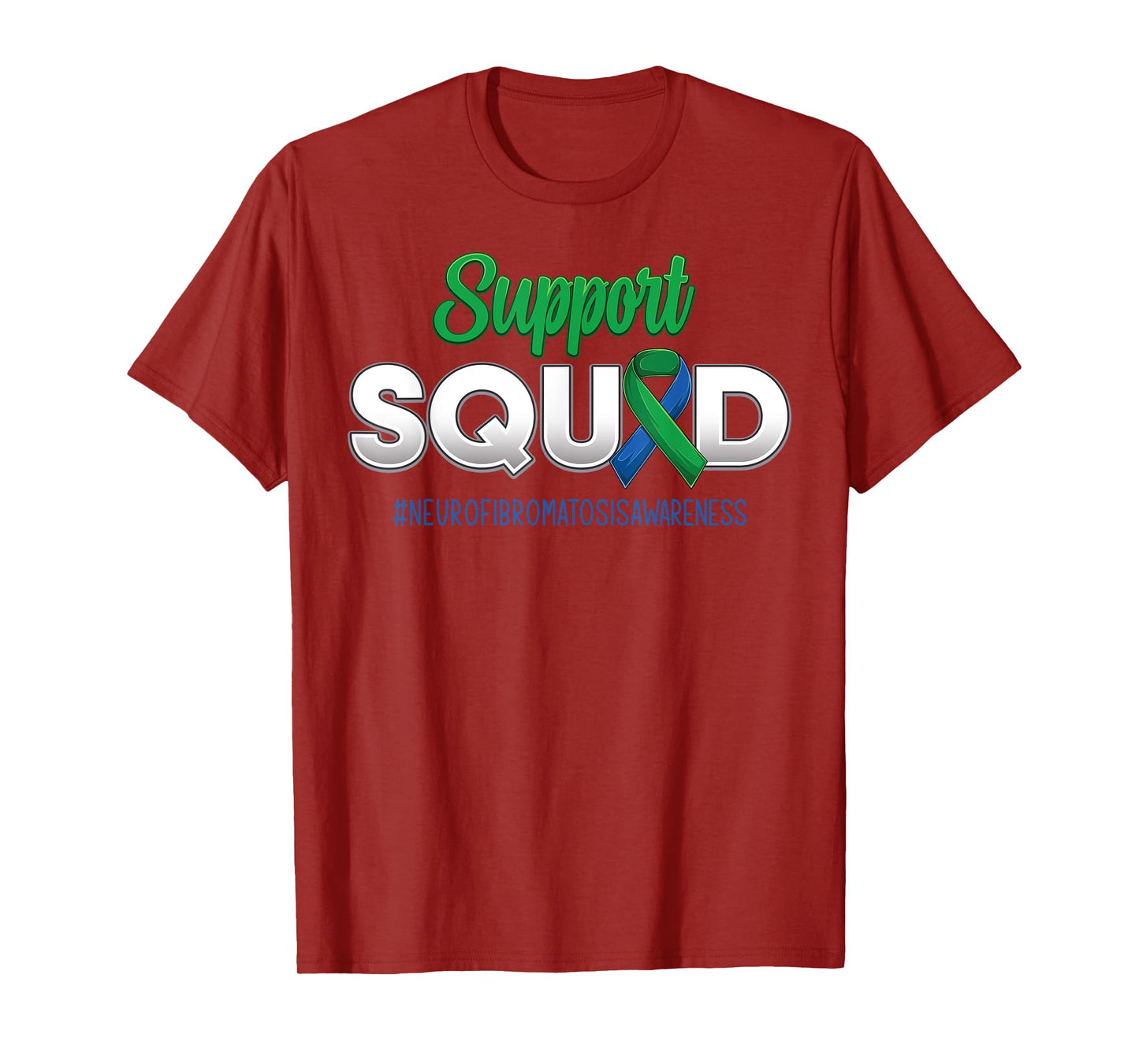Support Squad Neurofibromatosis Awareness Strong Men Women T-Shirt
