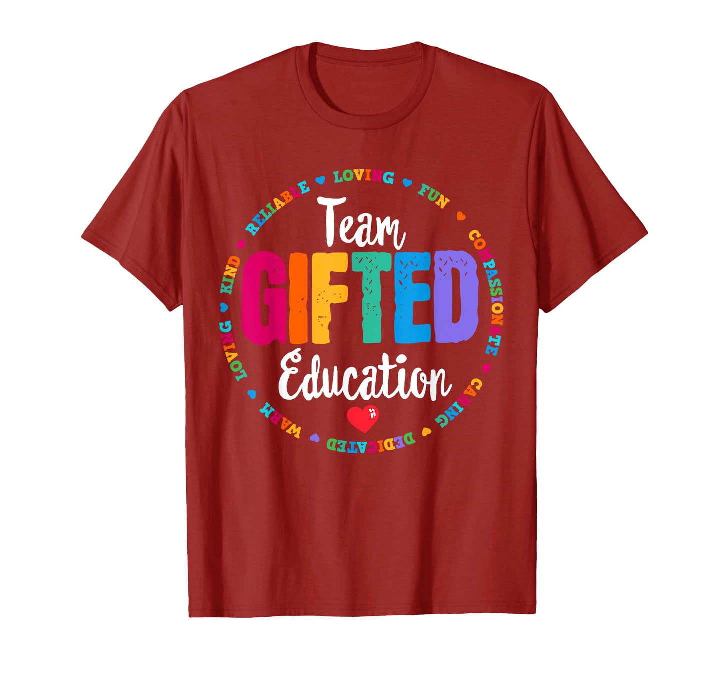 Team Gifted Education Teacher Back To School Appreciation T-Shirt