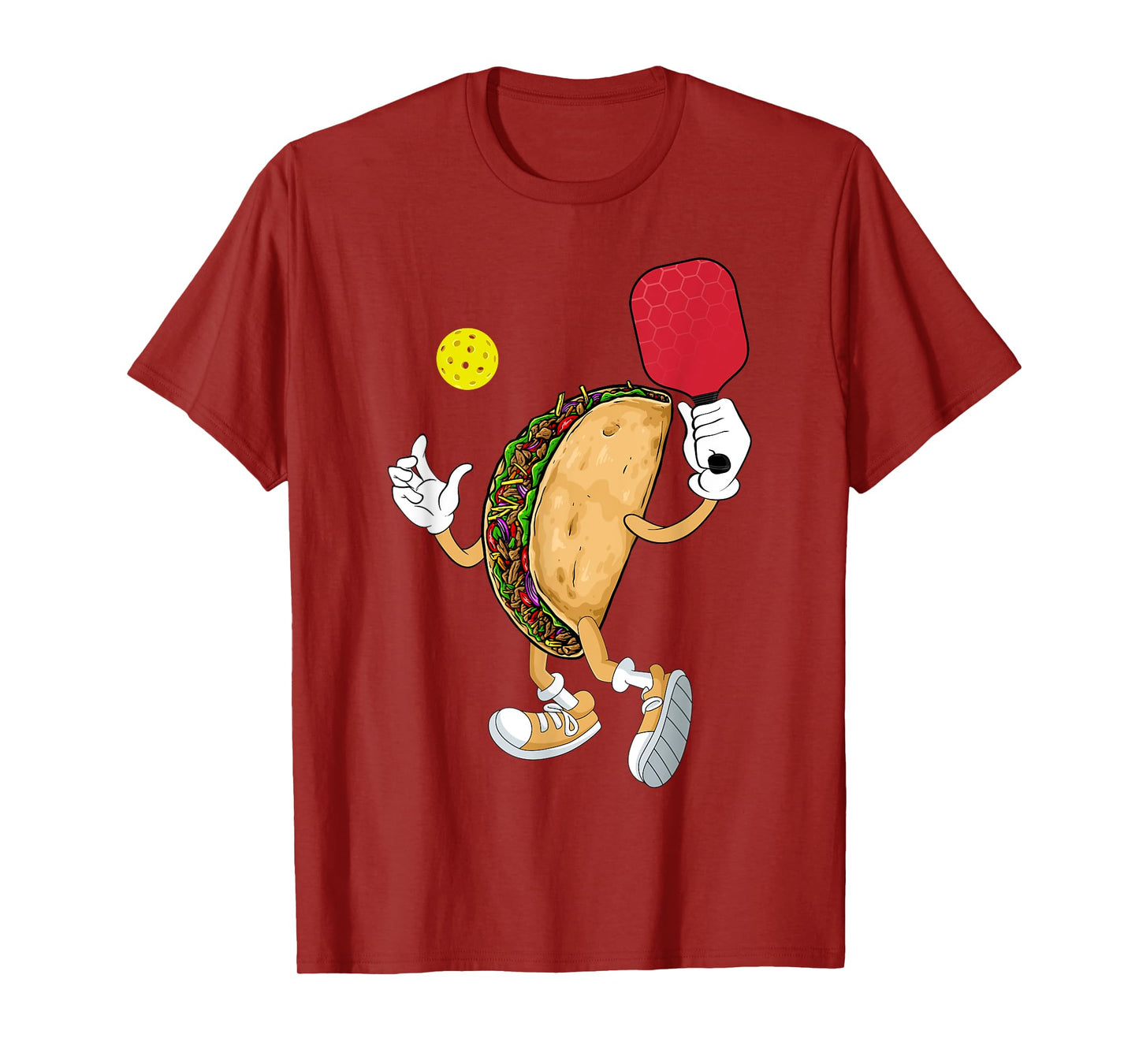 Mexico Taco Pickleball Player Sports Lover Cinco De Mayo Men T-Shirt
