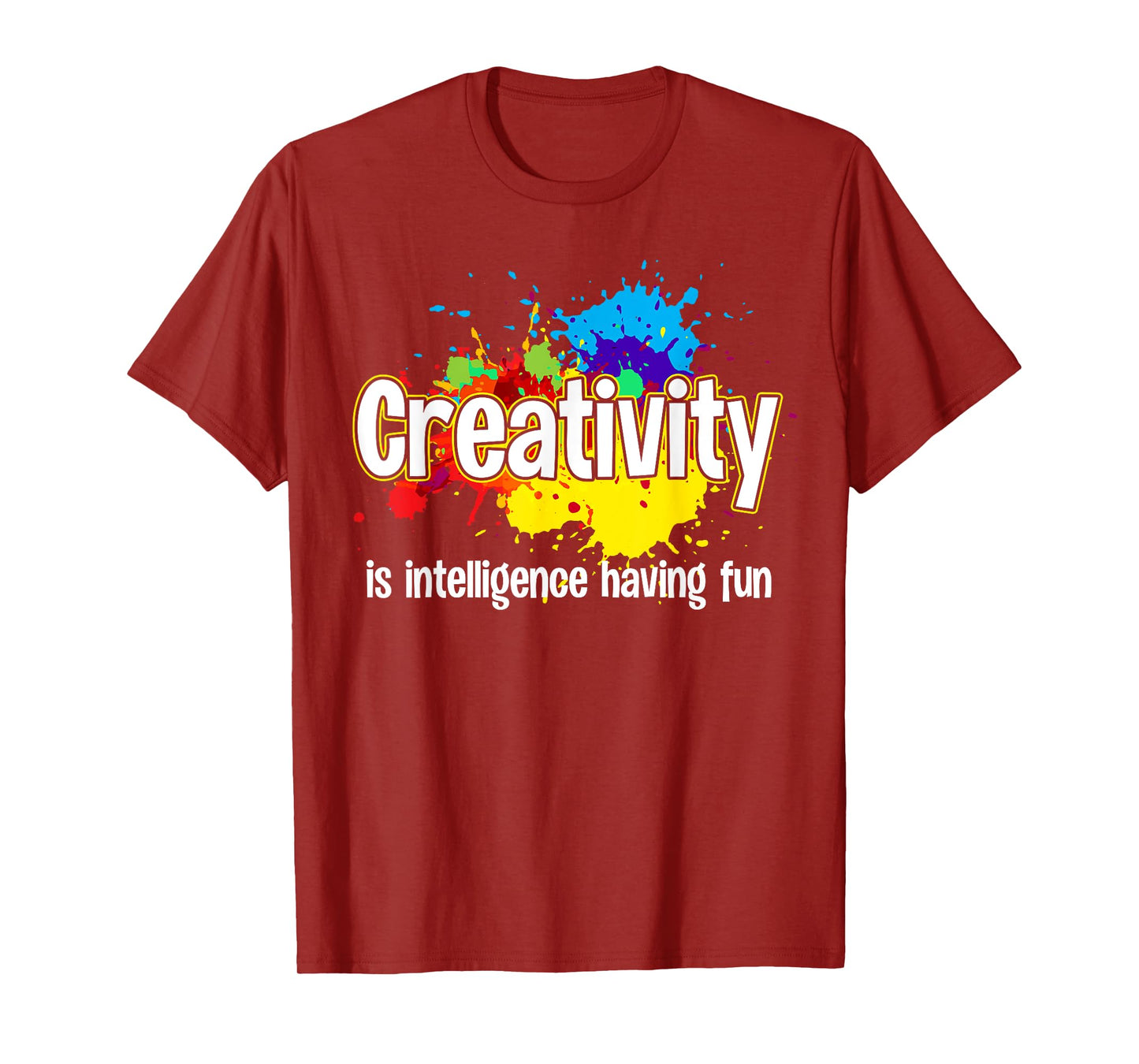 Cute Creativity Art For Men Women Creative Drawing Teacher T-Shirt