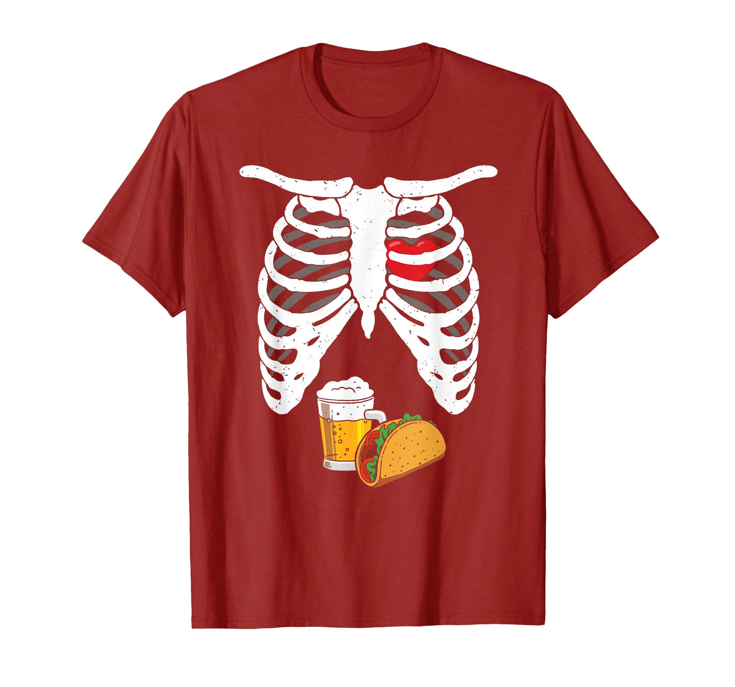 Pregnancy Announcement Shirt Dad Soon Pregnant Skeleton T-Shirt