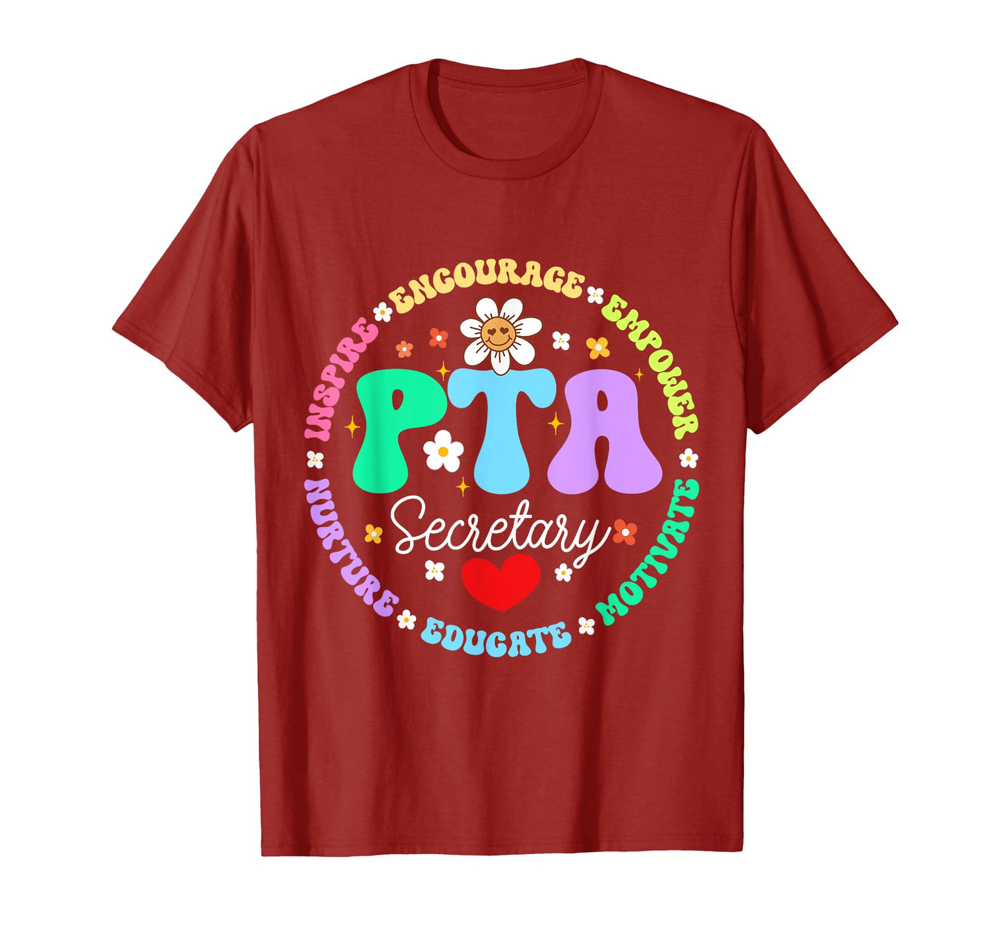 Parents Teacher Association Team Supporter PTA Secretary T-Shirt