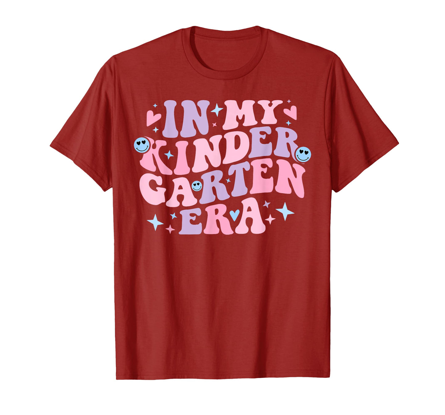 In My Kindergarten Era Groovy Back to School Teacher Student T-Shirt