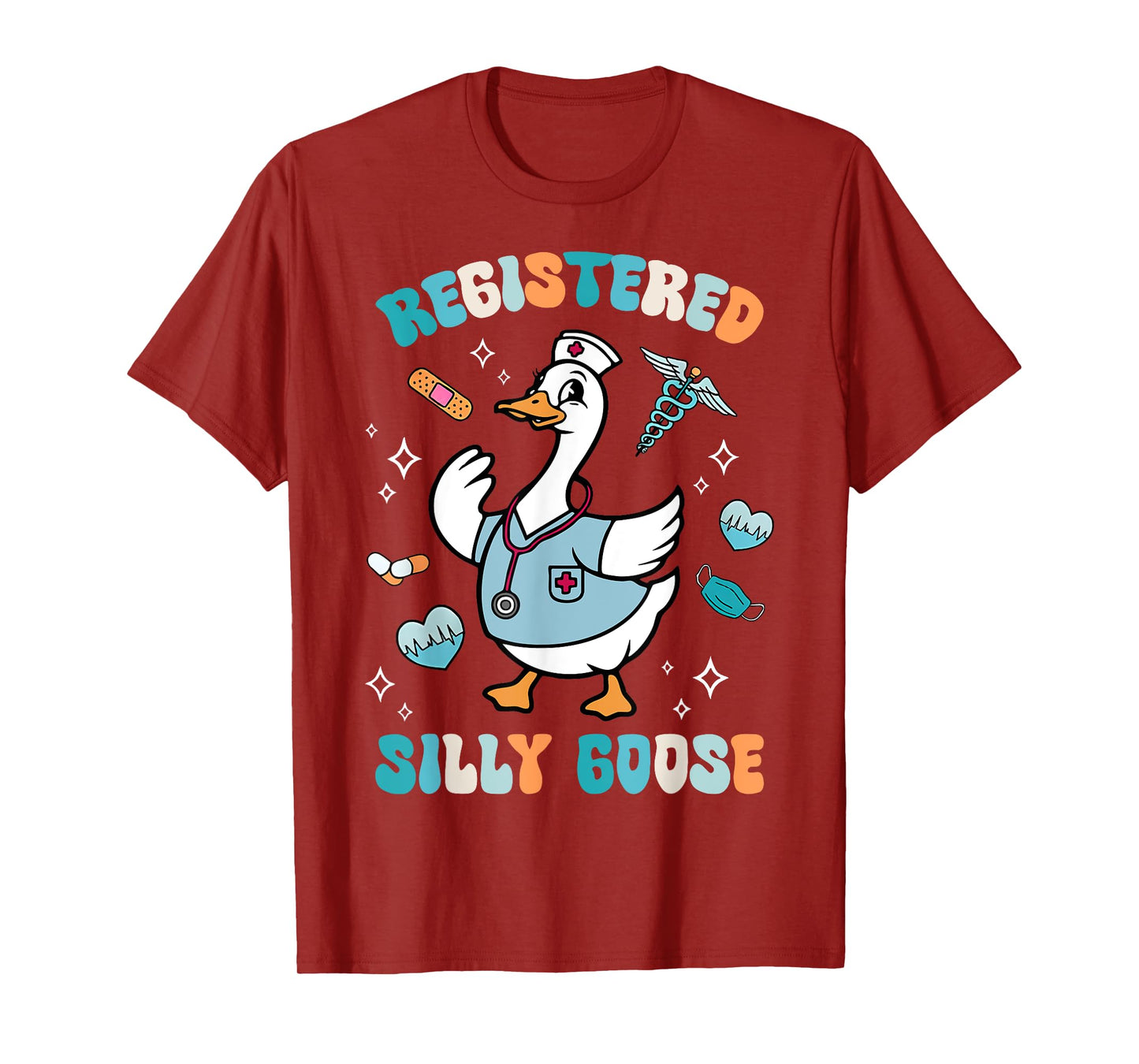 Registered Silly Goose Nursing Student Nurse Practitioner T-Shirt