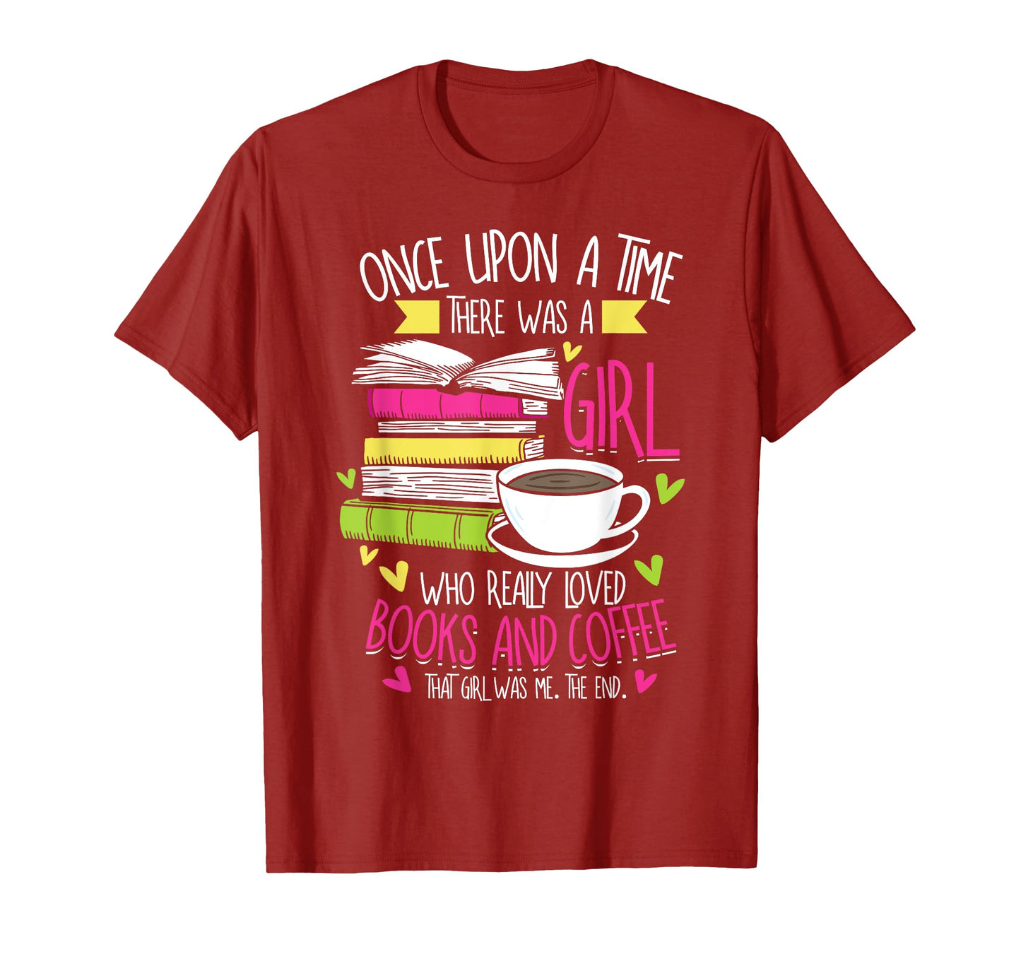 Book Lover & Coffee Reader Reading Quote Women & Girls T-Shirt