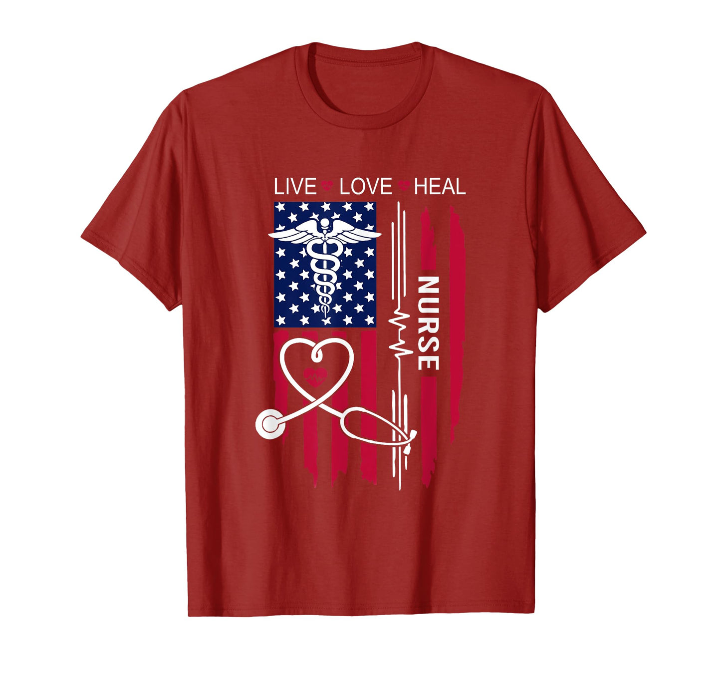 American Flag Nurse Day Gifts, Week Gift Nurse, Nurse's Day T-Shirt