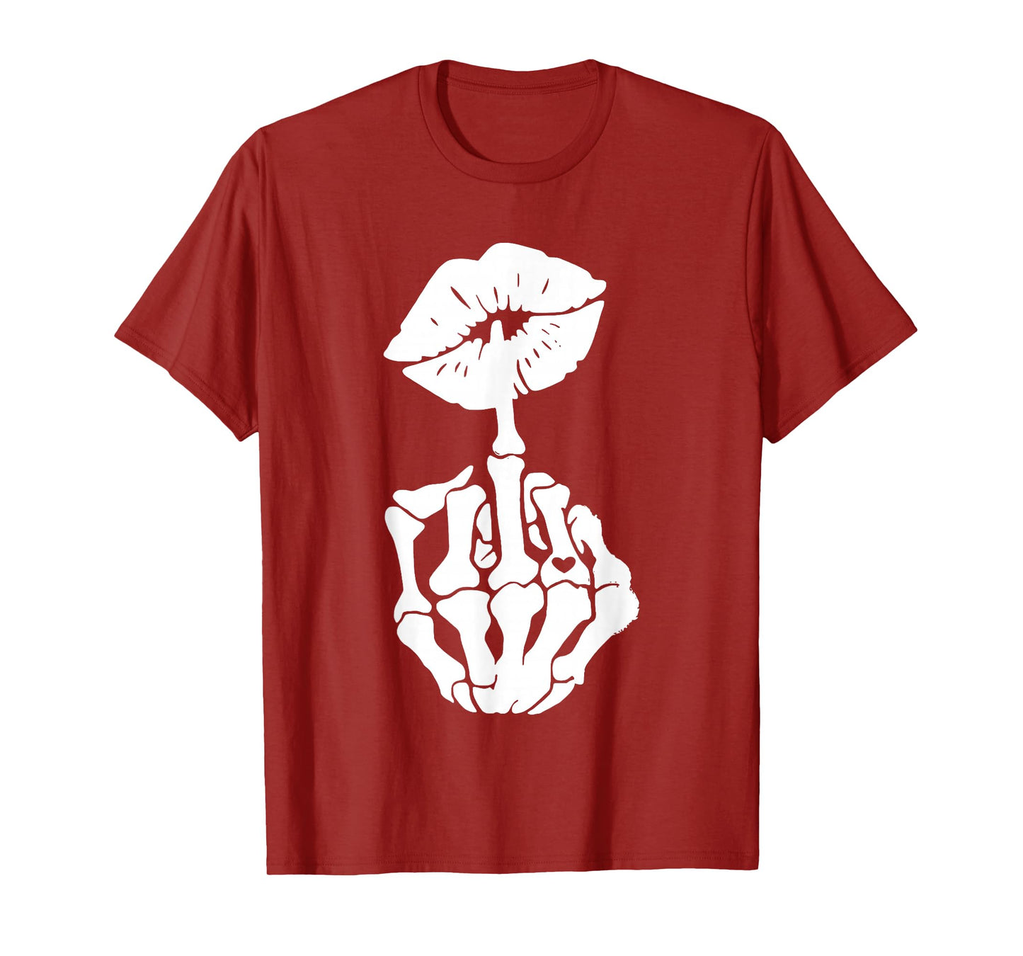 Skeleton Hand and Lips T-Shirt