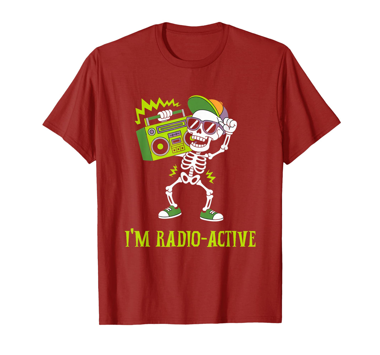 I’m Radio Active Skeleton Halloween Radio Operator T-Shirt