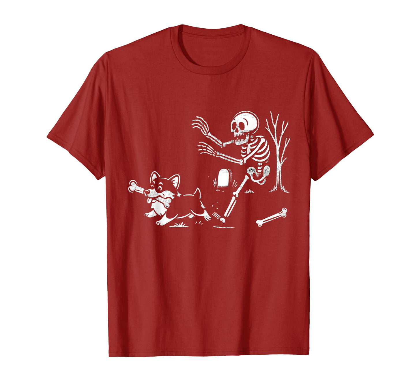 Funny Halloween Corgi Skeleton Spooky Corgis Season T-Shirt