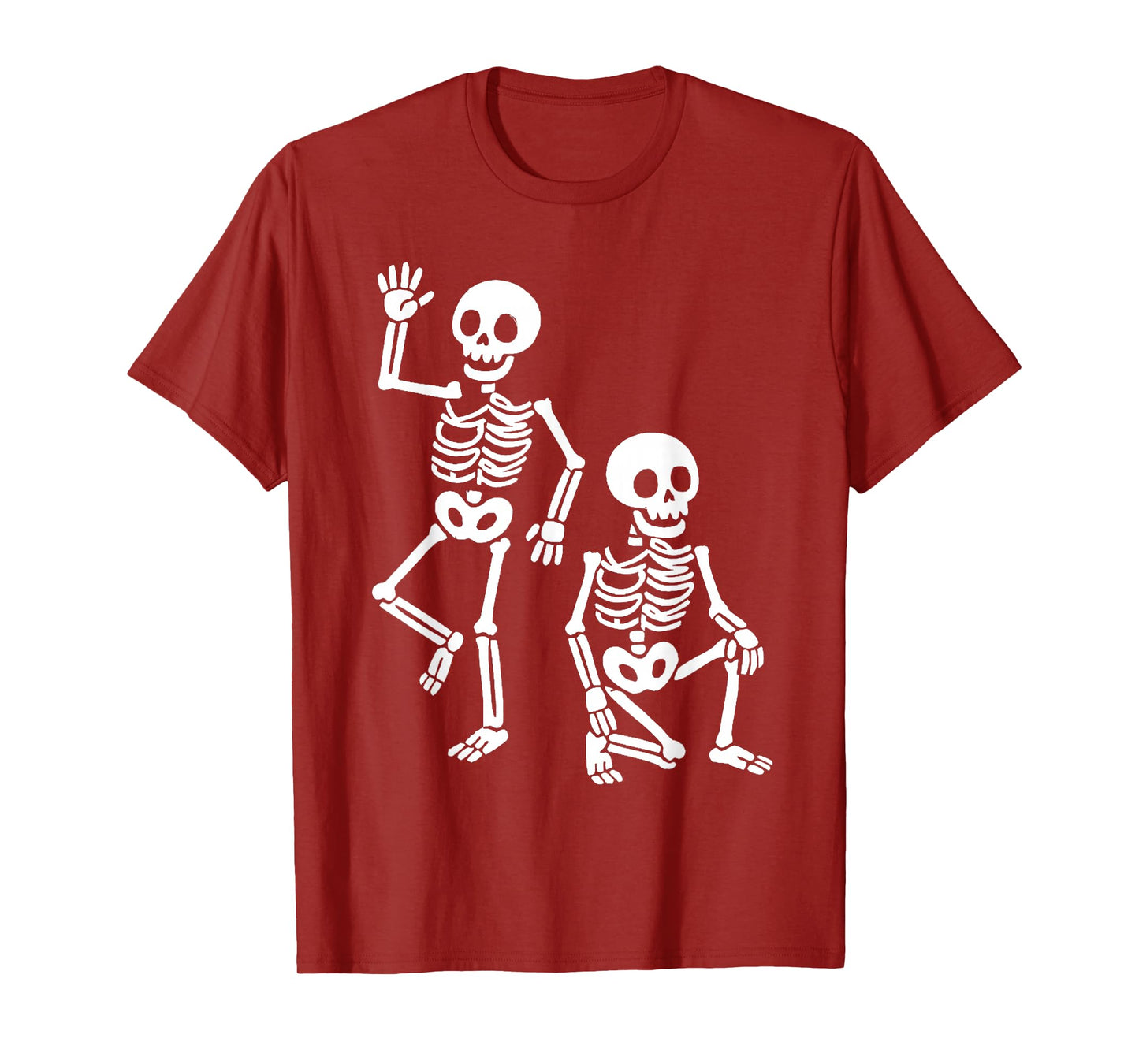 Halloween Skeletons Dancing Funny Boys Girls Kids Men Women T-Shirt