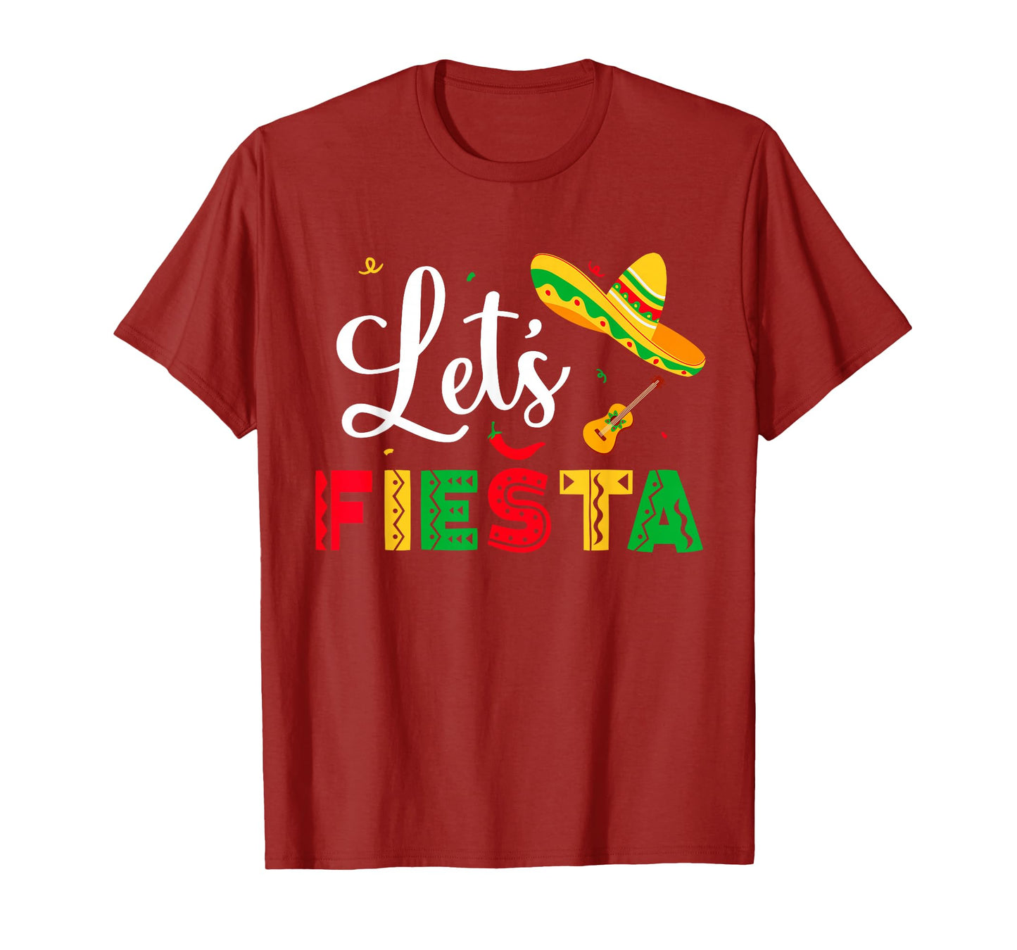 Let's Fiesta Cinco De Mayo Mexican Party Women Kids T-Shirt