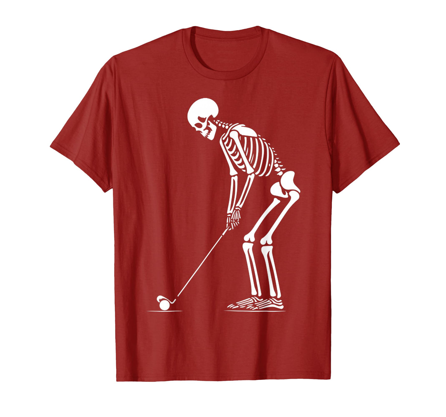 Funny Skeleton Plays Golf Sport Lover T-Shirt