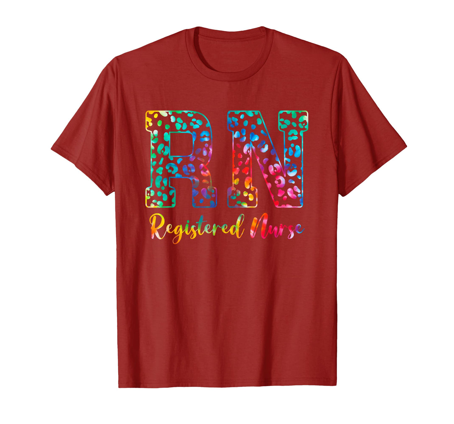 Tie Dye Registered Nurse - RN Nursing Nurse Day & Nurse Week T-Shirt