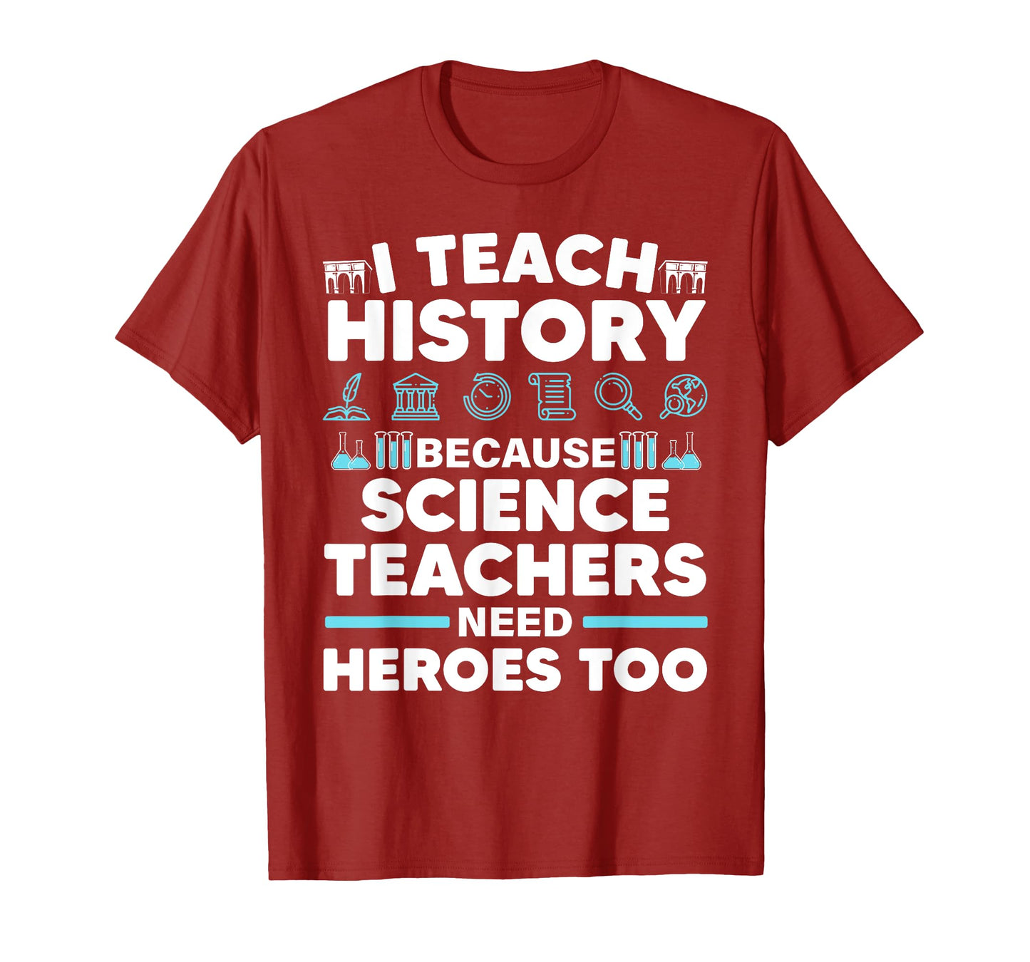 Cool History Teacher For Men Women Teaching History Educator T-Shirt