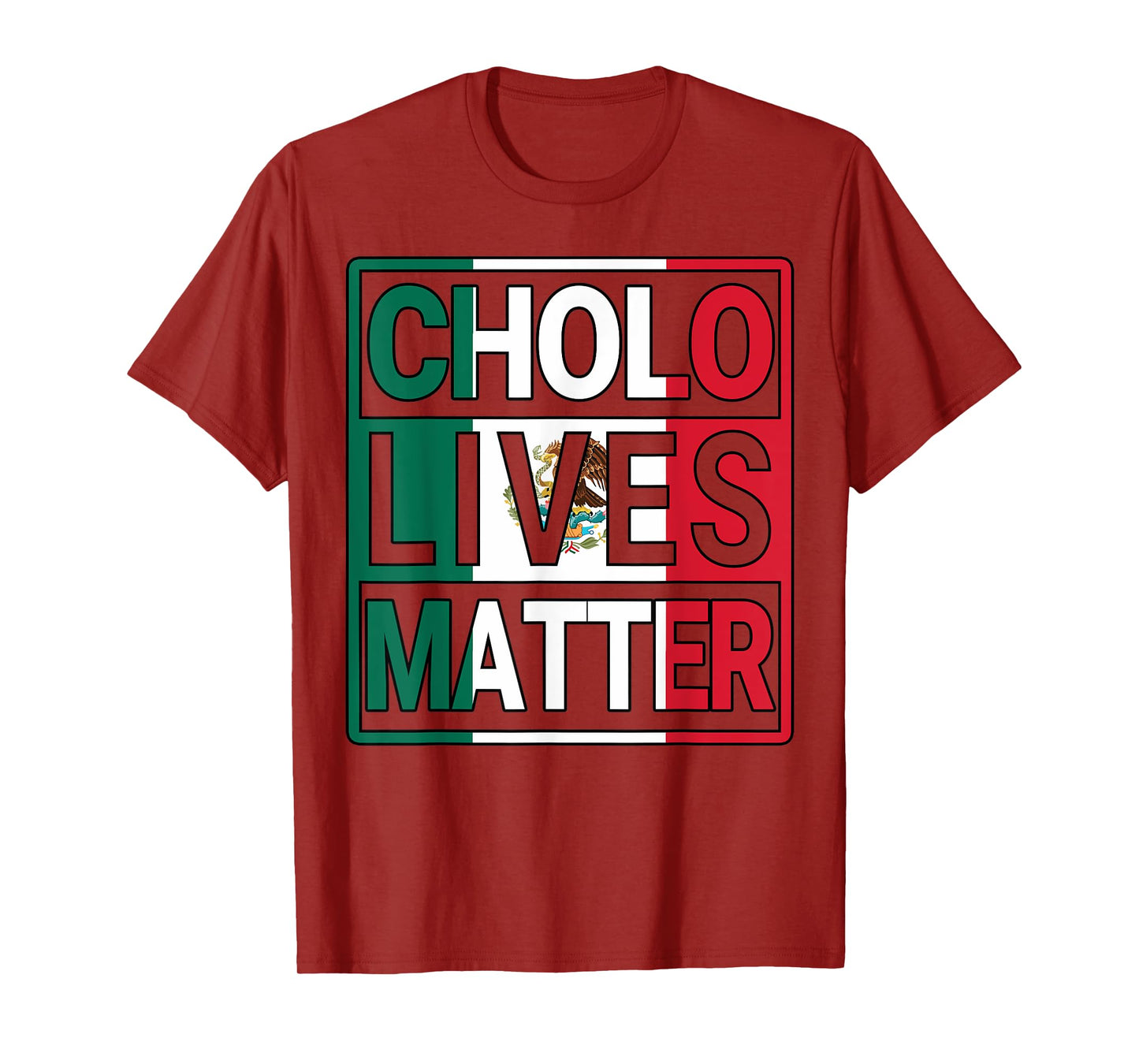 Mexican Flag Cholo Lives Matter Mexico Hispanic Heritage T-Shirt