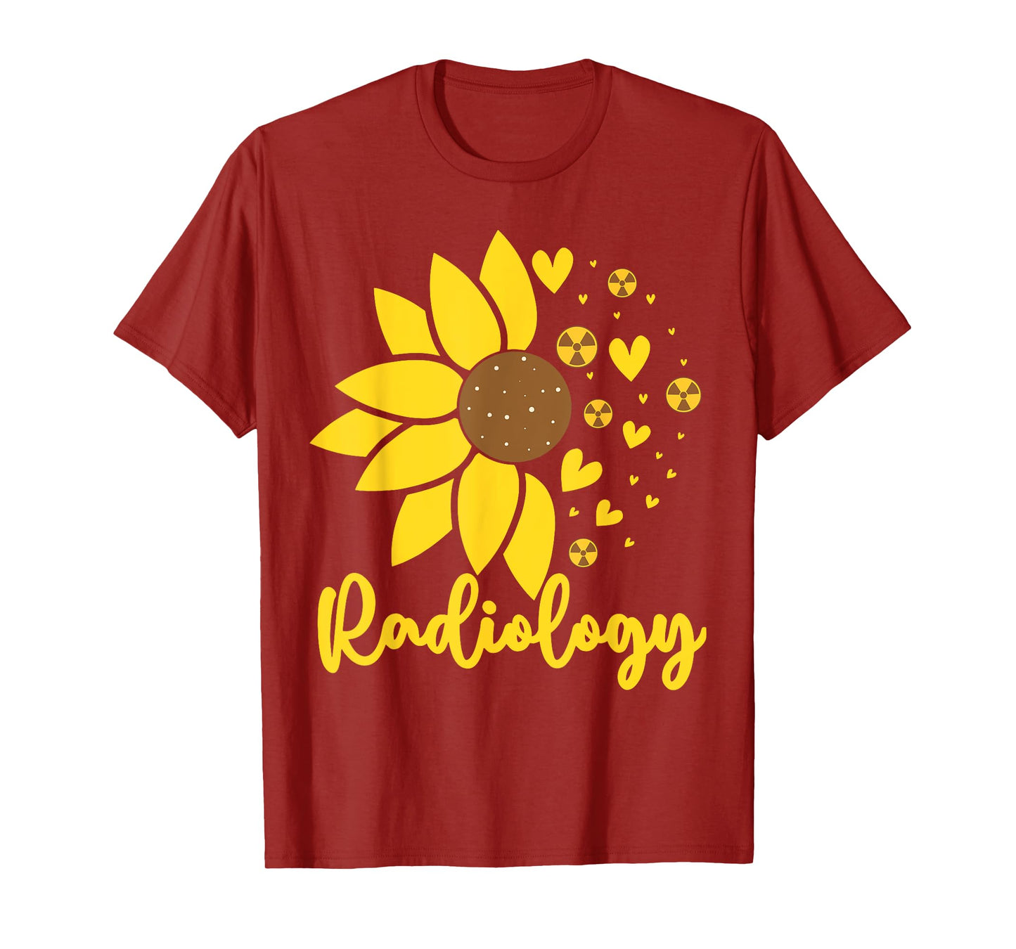 Radiology Sunflower Radiologic Technologist X-ray Rad Tech T-Shirt