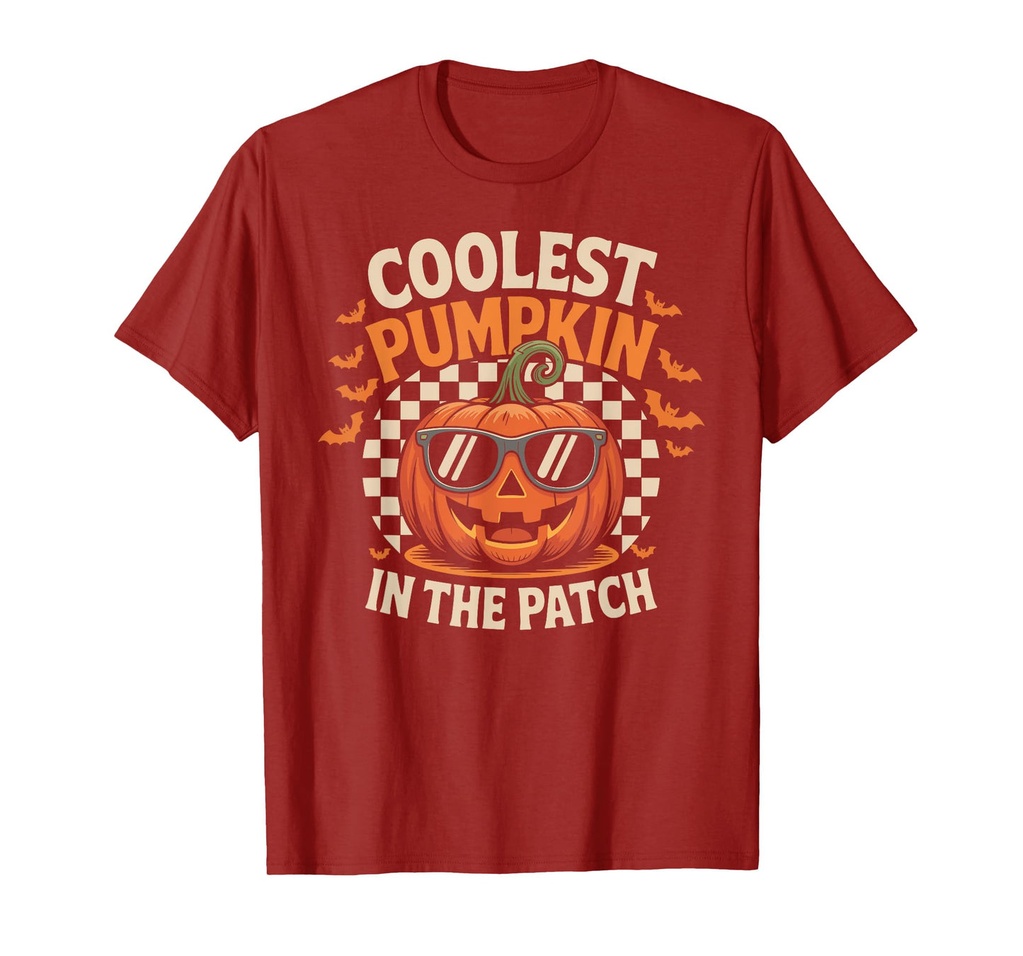 Coolest Pumpkin in The Patch Halloween Boys Girls Kids T-Shirt
