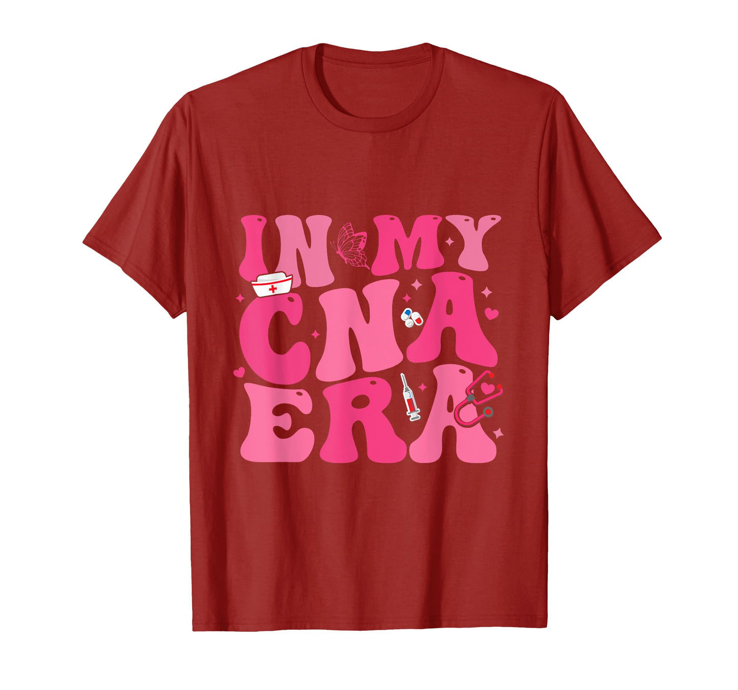 Groovy Shirt in My CNA Era Nurse Certified Nursing Assistant T-Shirt