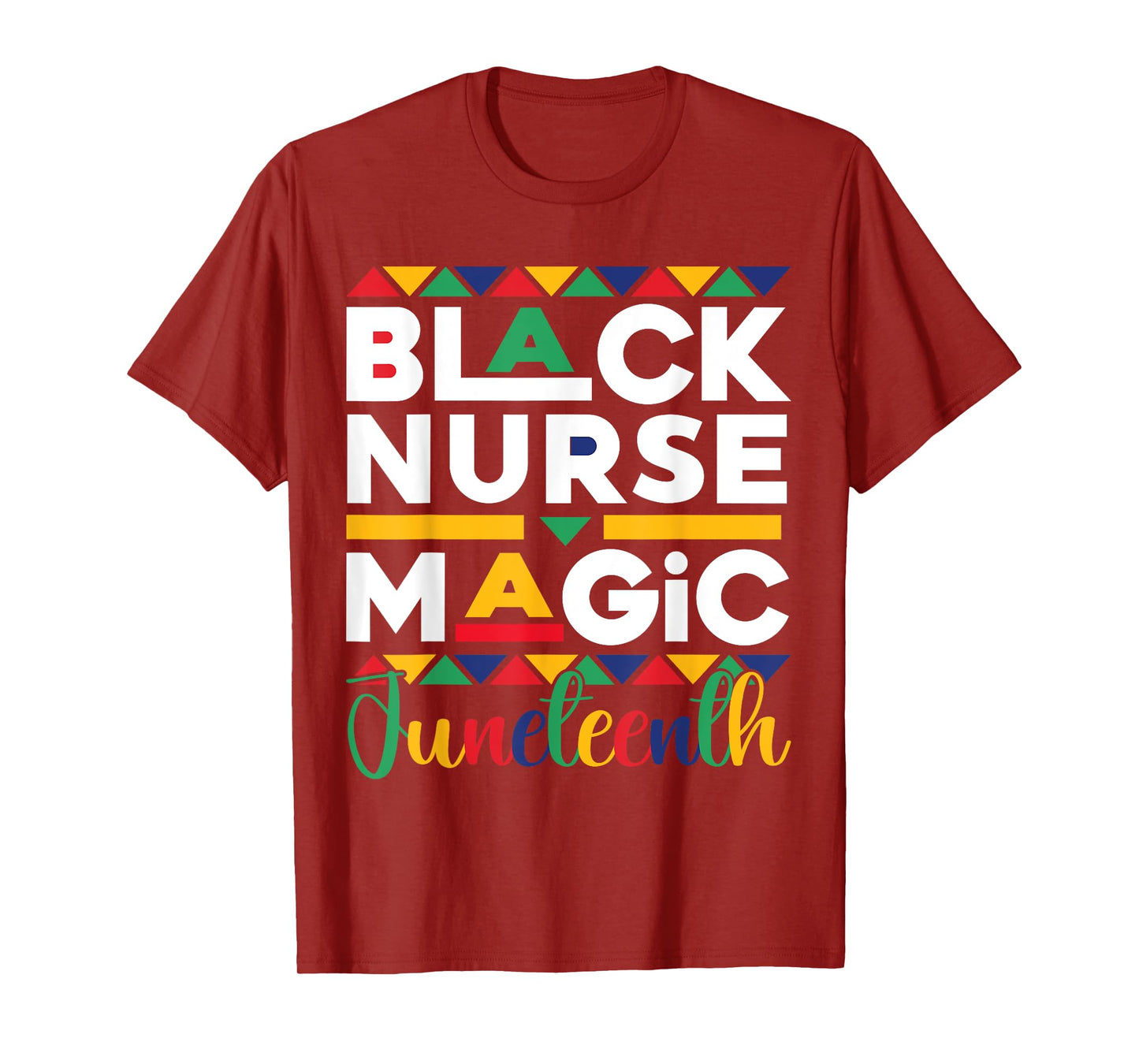 Pride Black Nurse Magic Juneteenth Black History Freedom RN T-Shirt