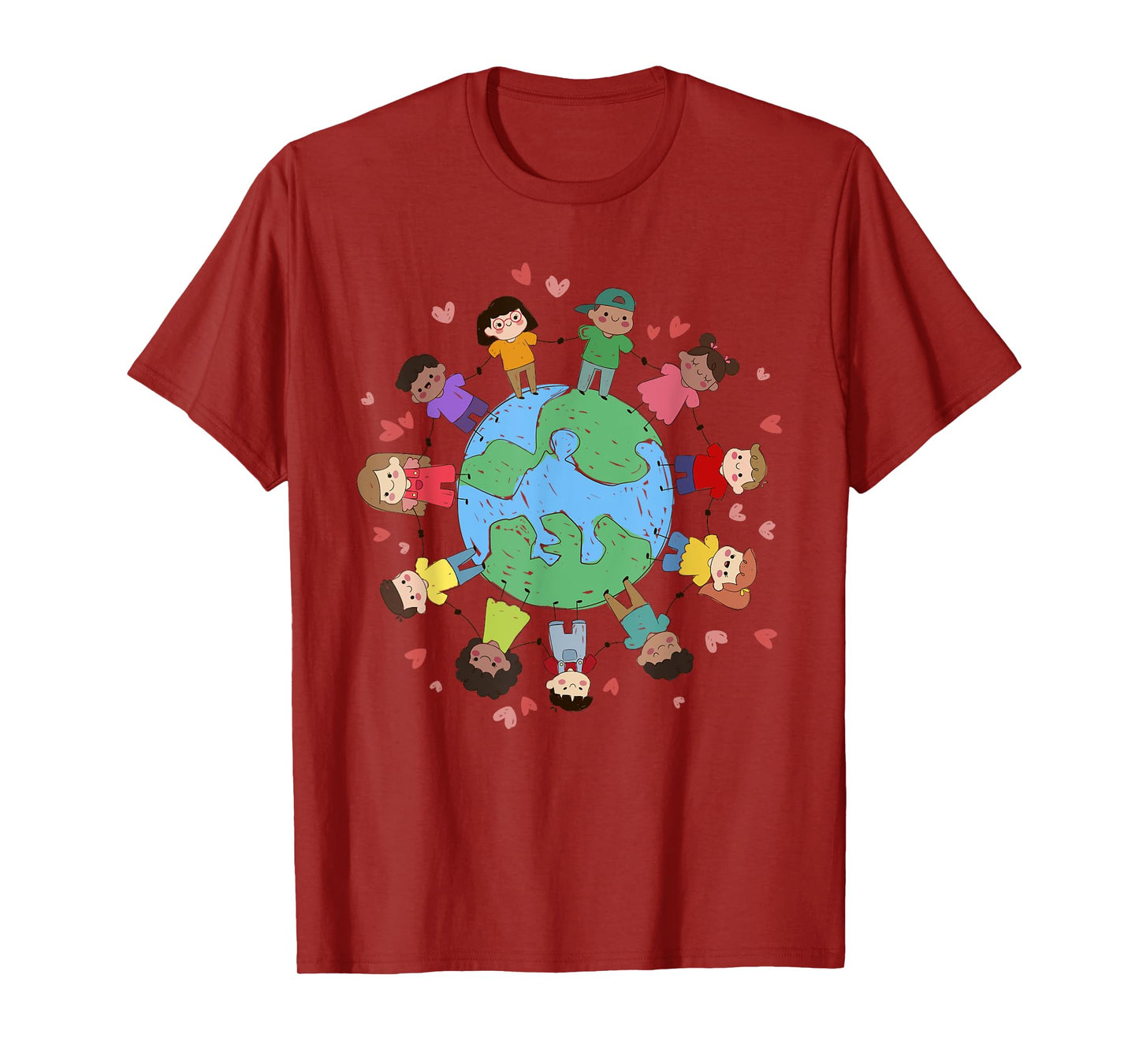 Flags Of The World Cultural Diversity Kids Around The Globe T-Shirt