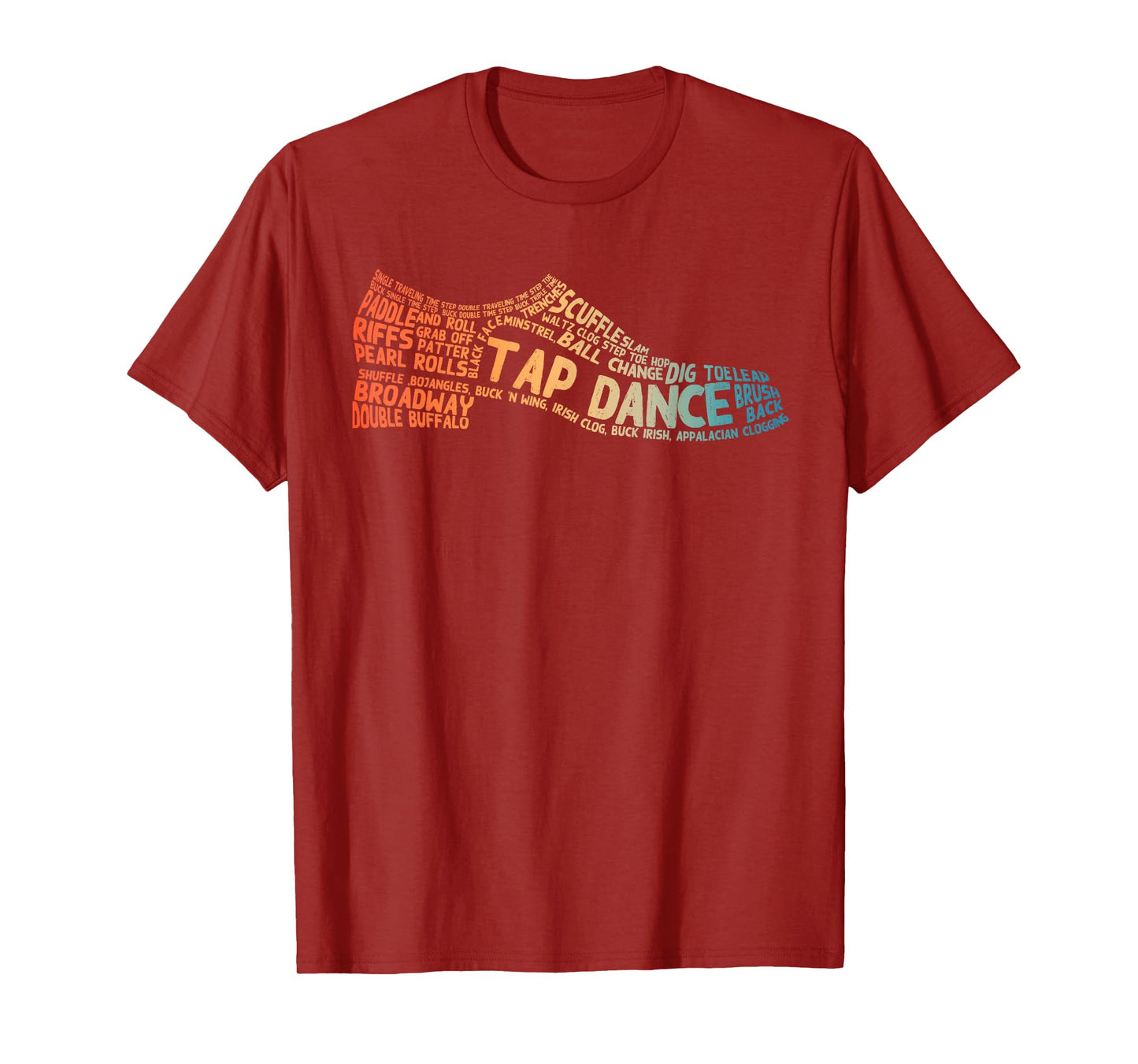Tap Dancer Art For Men Women Dance Teacher Tap Dancing T-Shirt