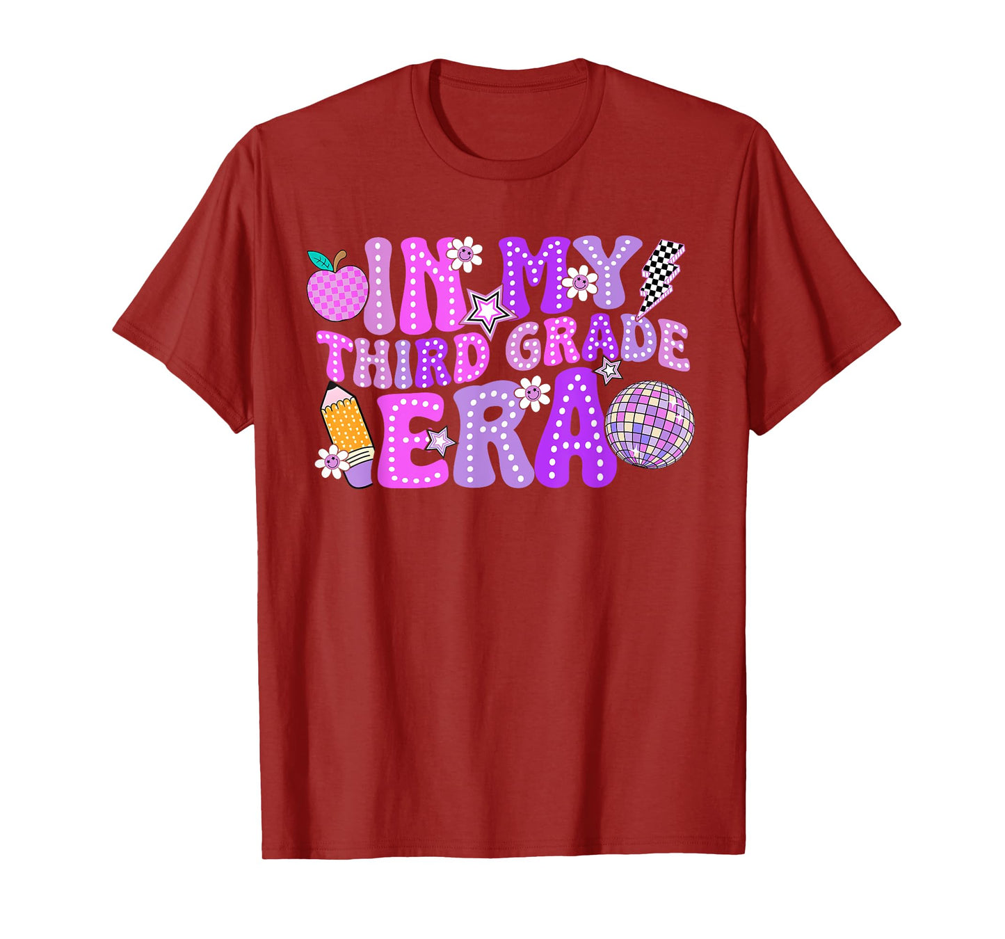 In My 3rd Third Grade Era Cute Teacher Kid Back To School T-Shirt