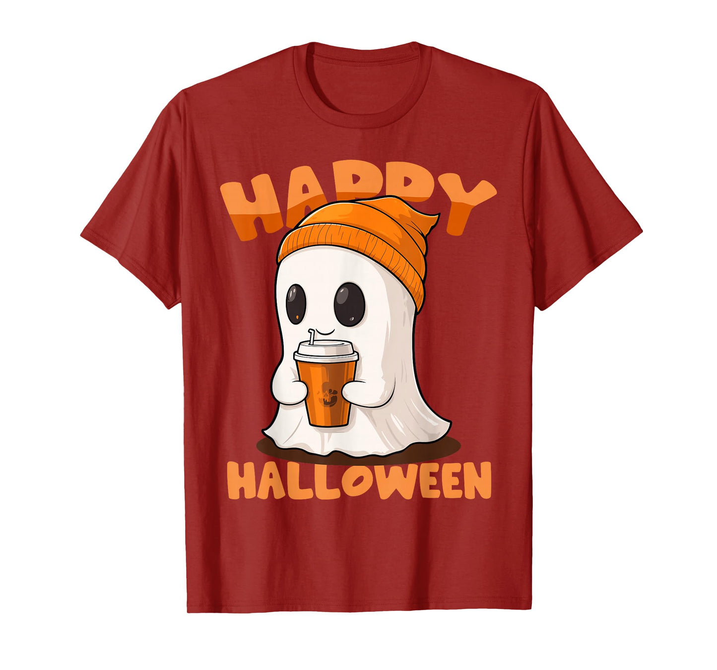 Funny Happy Halloween Boo Ghost Matching Family Couples 2025 T-Shirt