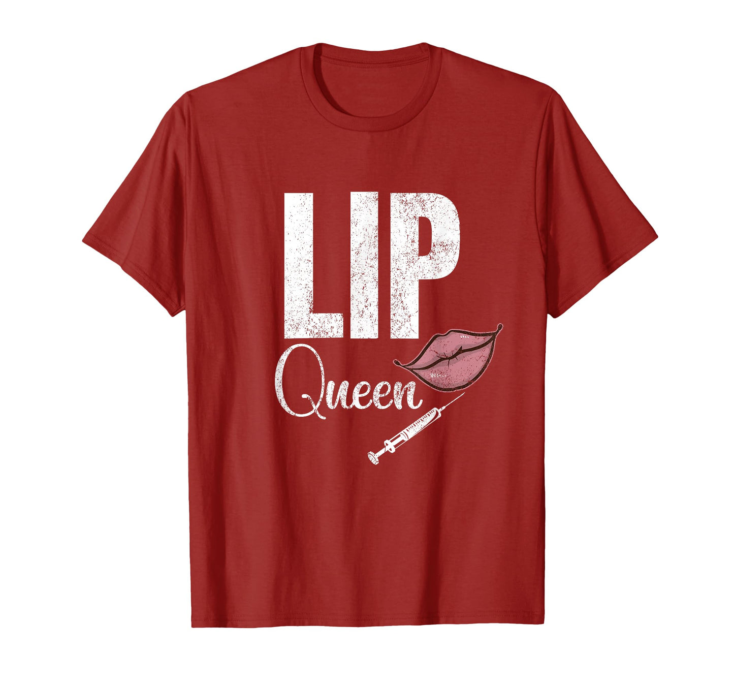 Vintage Lip Queen Injector Filler Aesthetic Nurse Injector T-Shirt