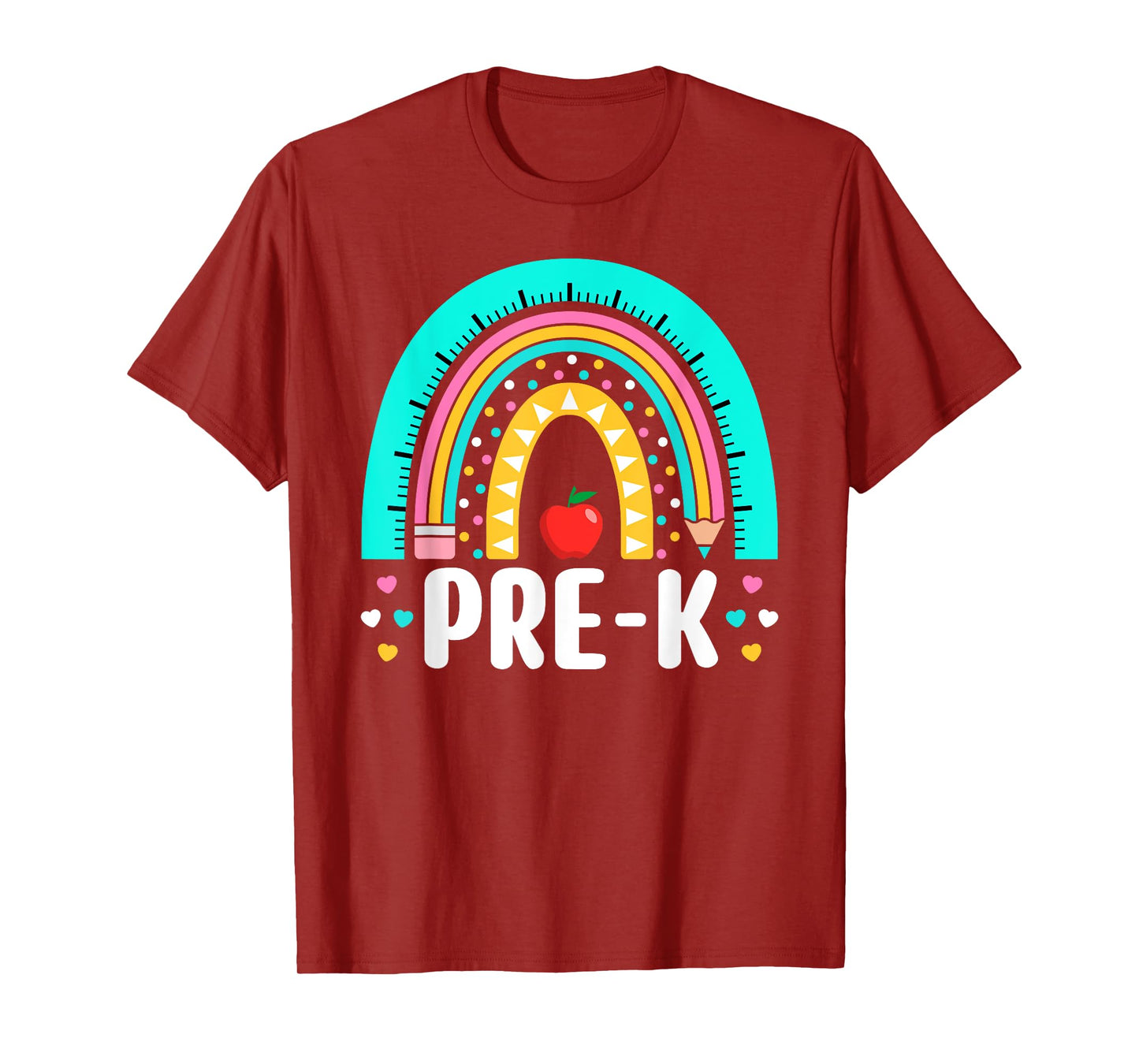 Pre-K Rainbow Teacher Team Pre-K Squad Toddler Girl Boy T-Shirt