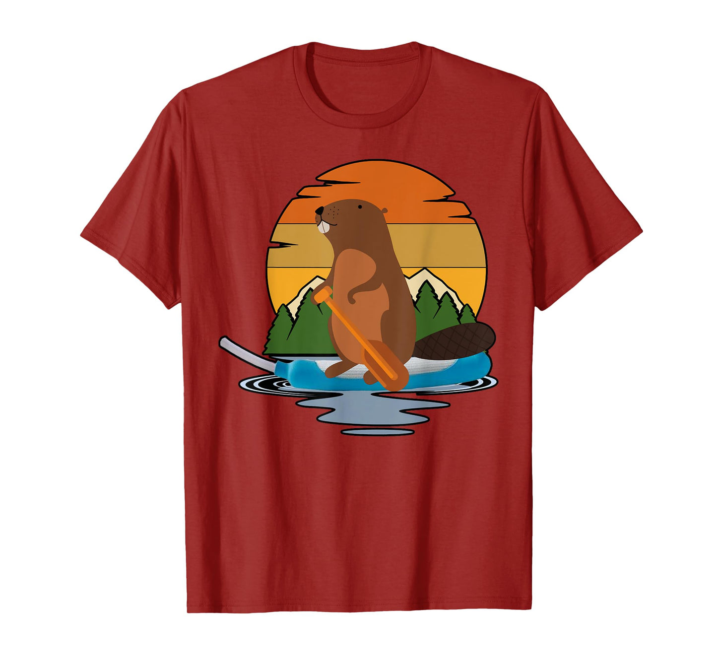 Vintage Canoe Beaver Purewick Nurse Funny Nursing Humor T-Shirt