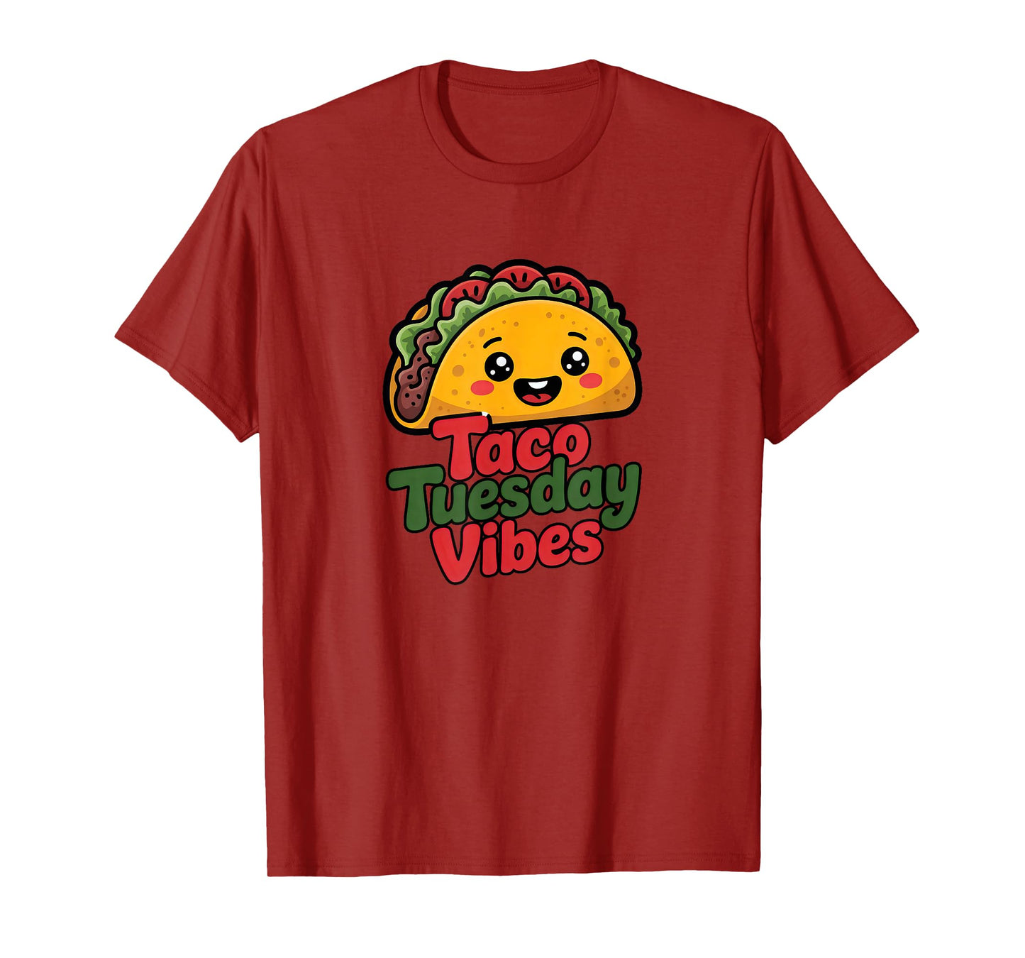 Taco Tuesday Vibes Mexican Food T-Shirt