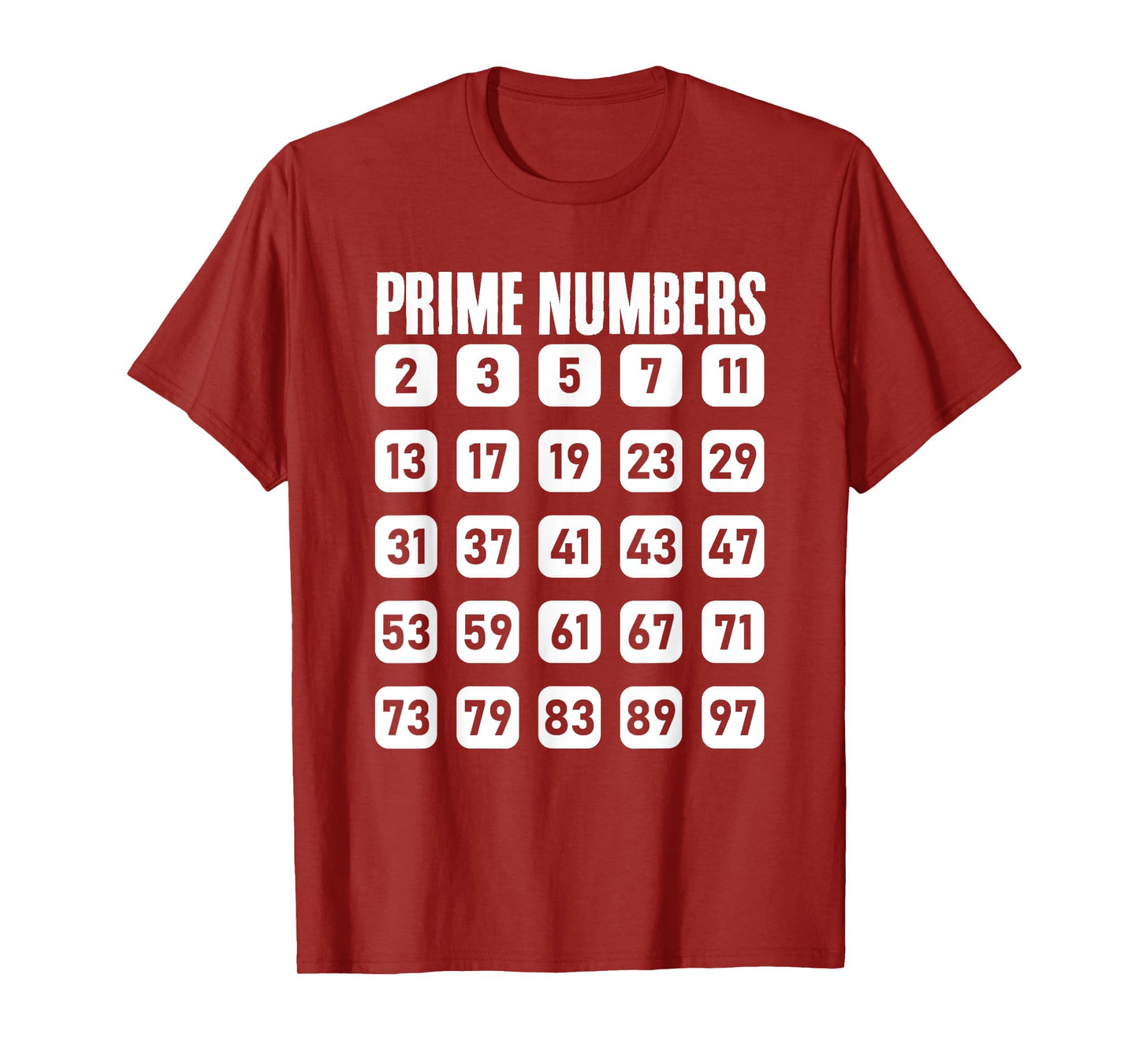 Math Prime Numbers Math Lovers Math Teacher Mathematician T-Shirt