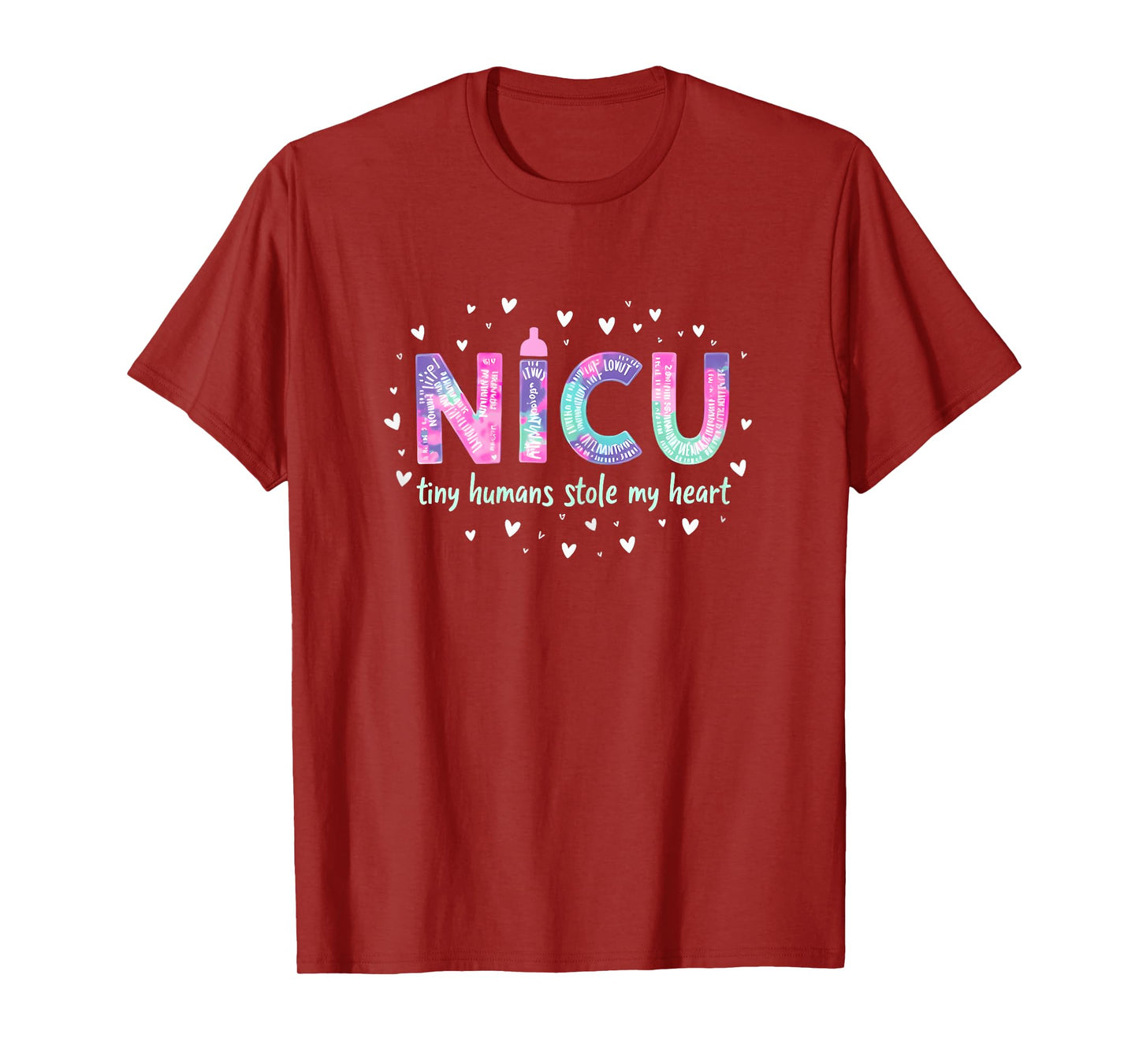 NICU Nurse Tiny Humans Stole My Heart T-Shirt