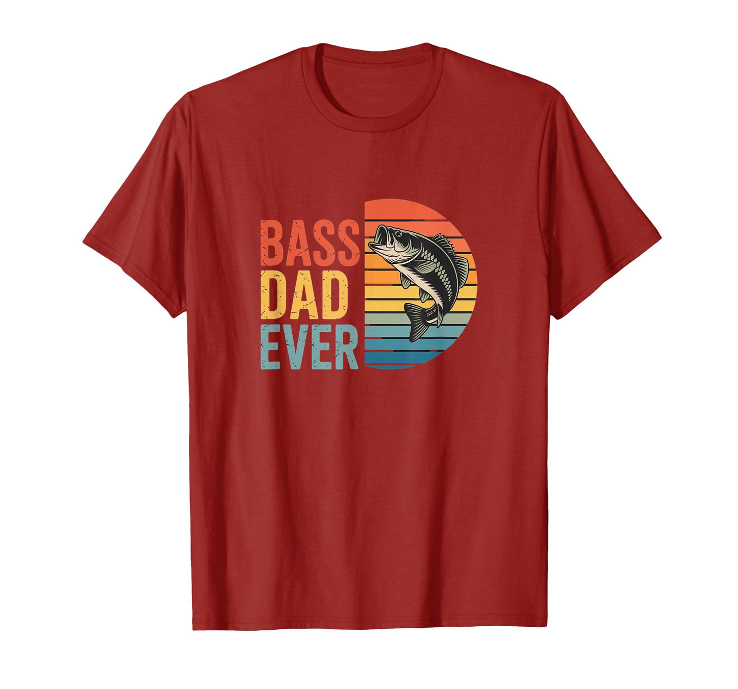 Bass Dad Ever – Cool Fishing Tribute Shirt for Fathers T-Shirt