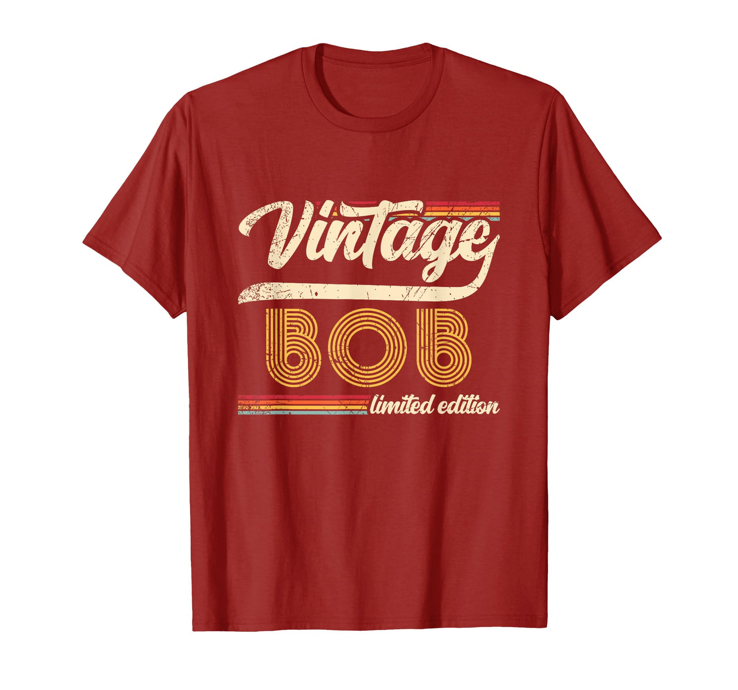 Classic Personalized Vintage Bob Limited edition Men T-Shirt