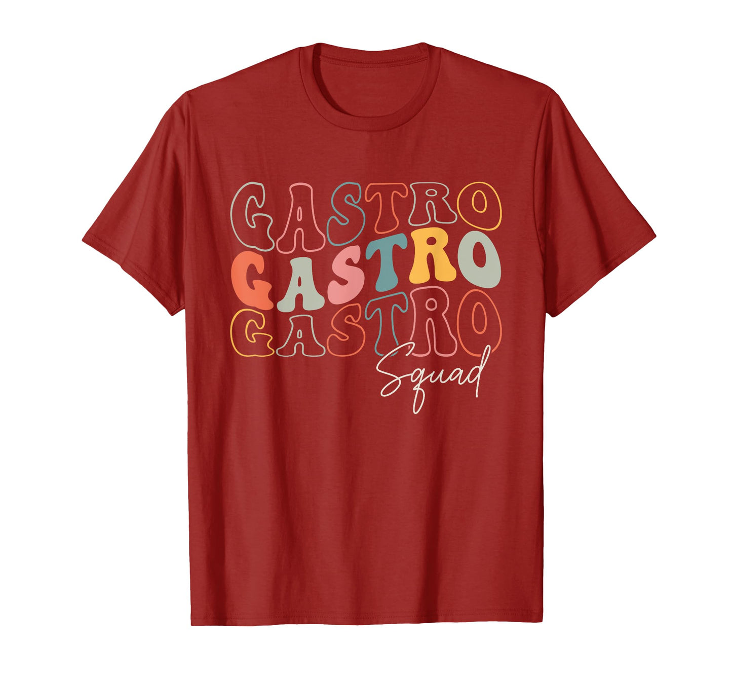 Gastro Squad Retro Groovy Design For Doctor Gastroenterology T-Shirt