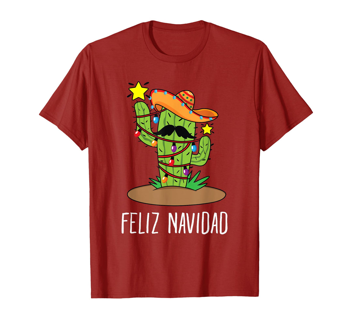 Feliz Navidad Cactus - Mexican Tree Christmas In July T-Shirt