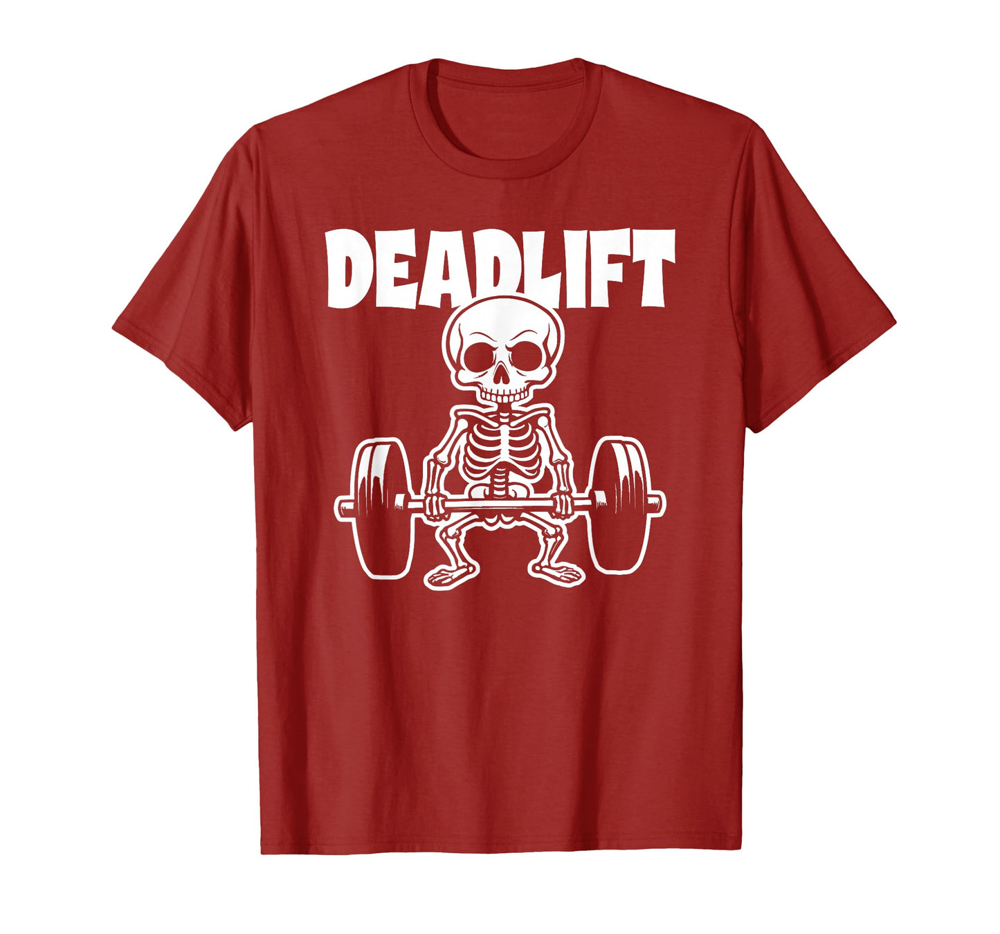 Deadlift Halloween Skeleton Deadlifting Barbell Deadlifter T-Shirt