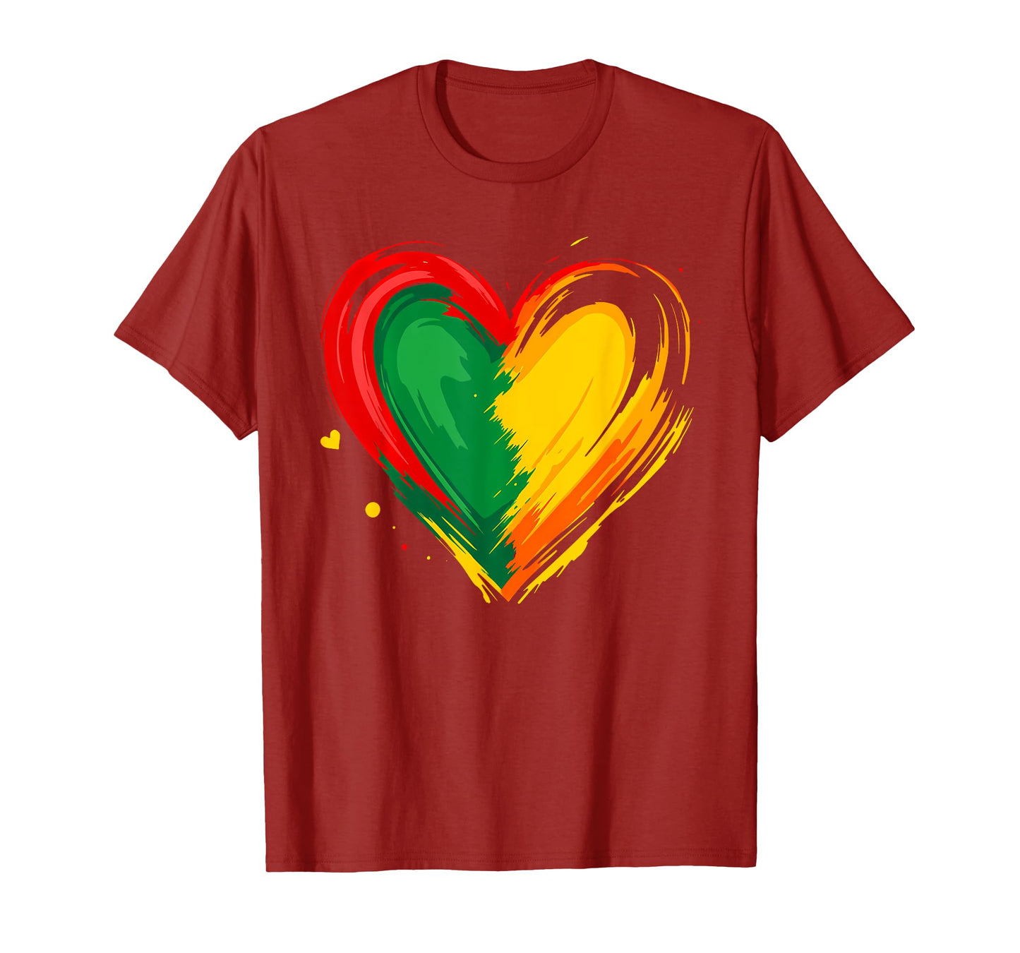 African Heart Black History Month African American T-Shirt