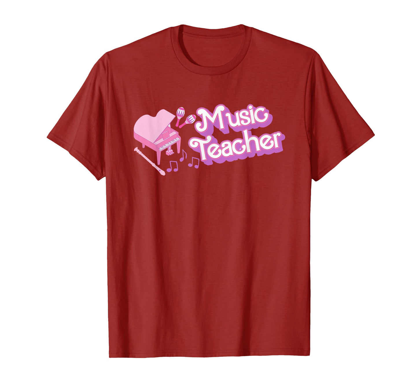 Women Music Teacher Back to School Music Education Students T-Shirt