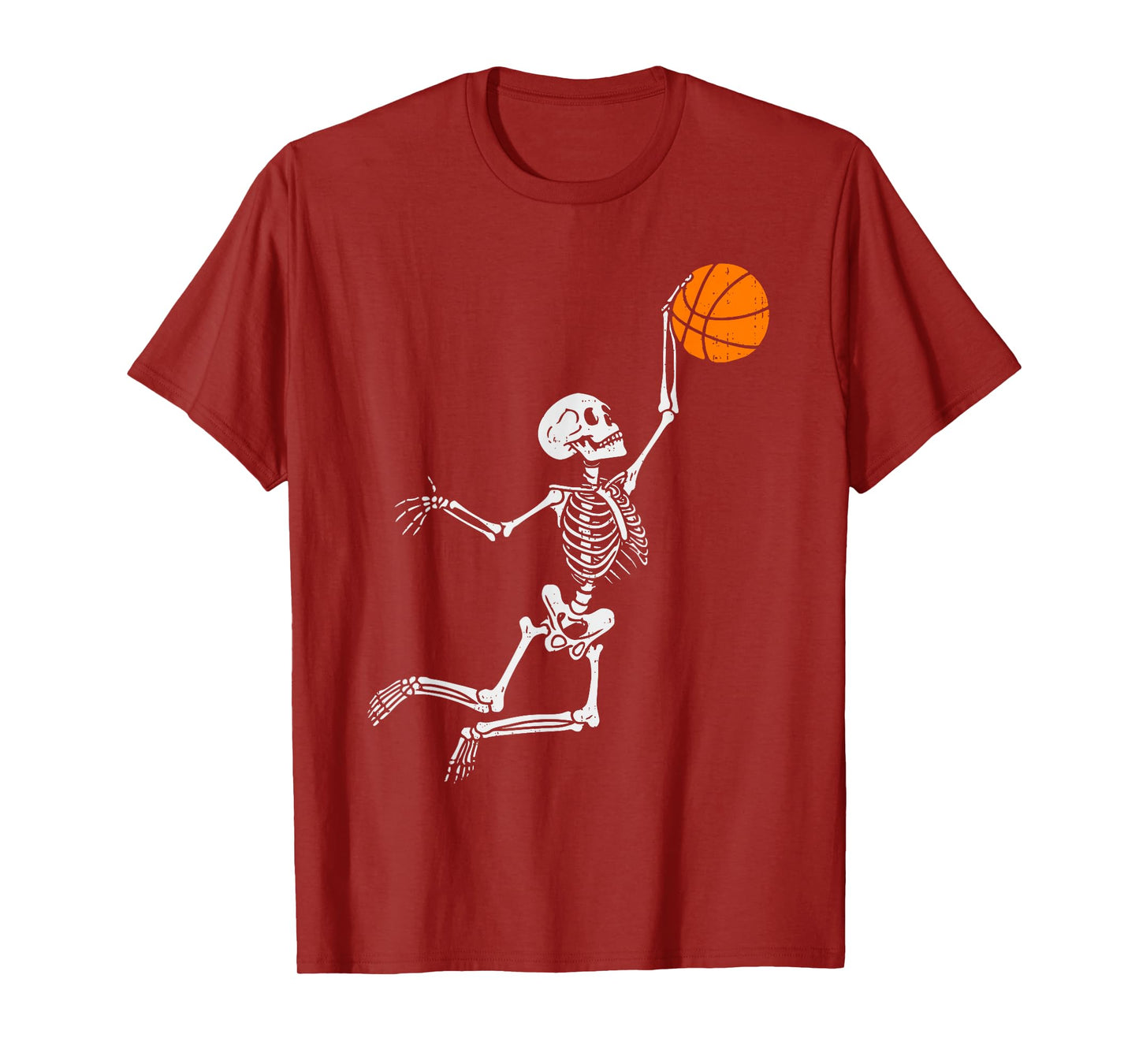Skeleton Basketball Halloween Costume Mens Boys Teens Kids T-Shirt