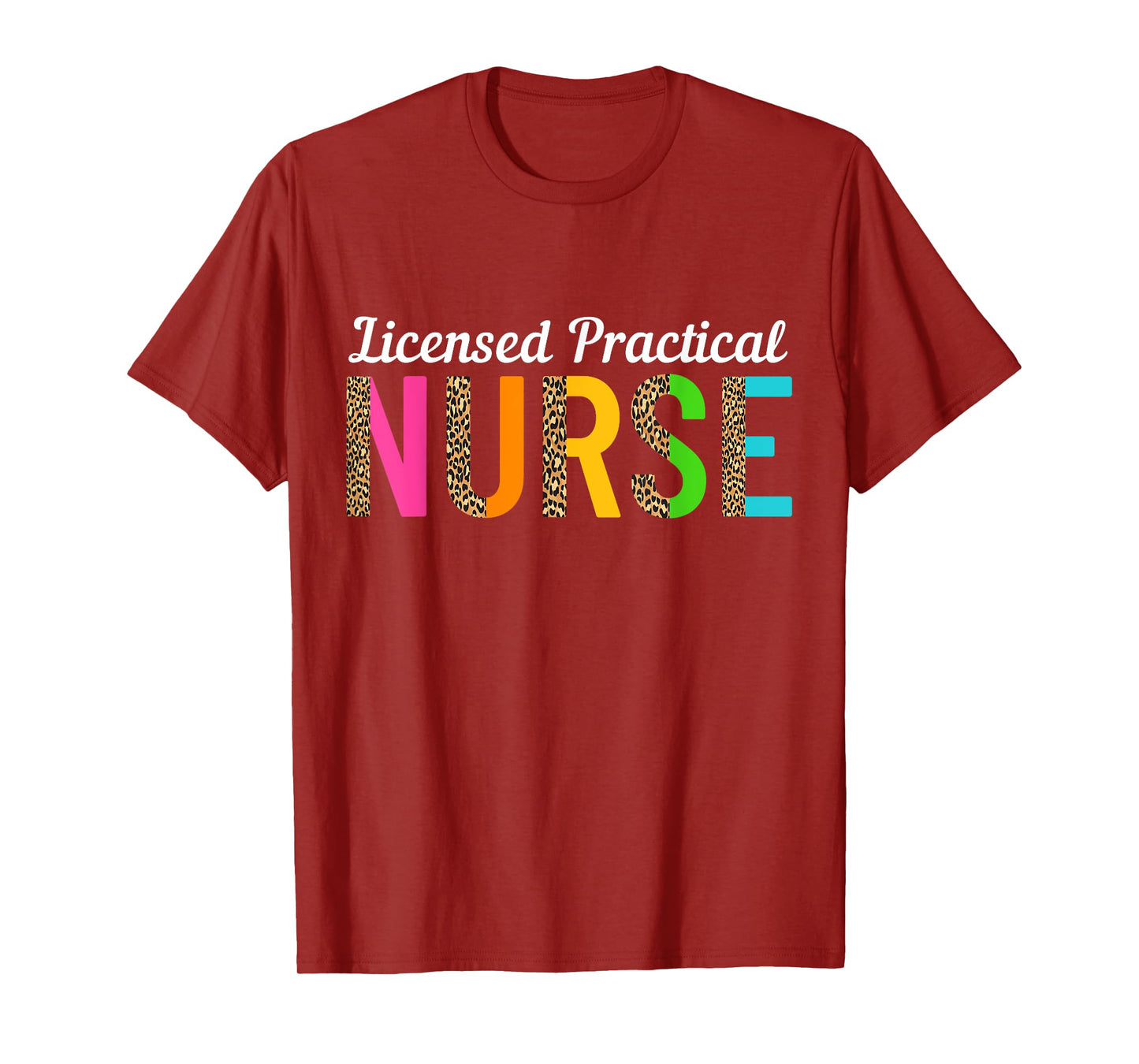 LPN Licensed Practical Nurse Graduation Leopard Print Women T-Shirt