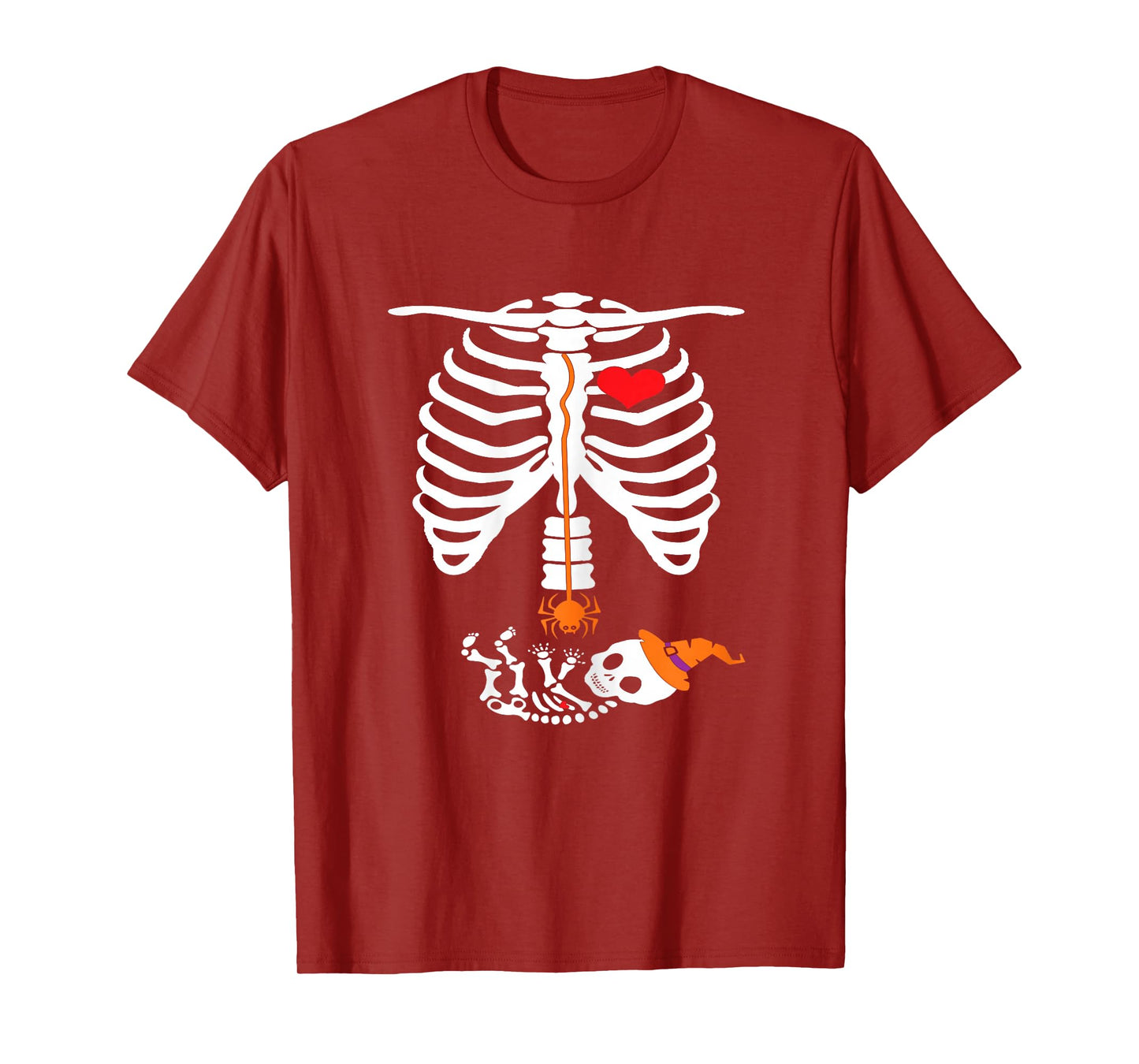 Matching mom and Baby Skeleton for Unique Halloween T-Shirt