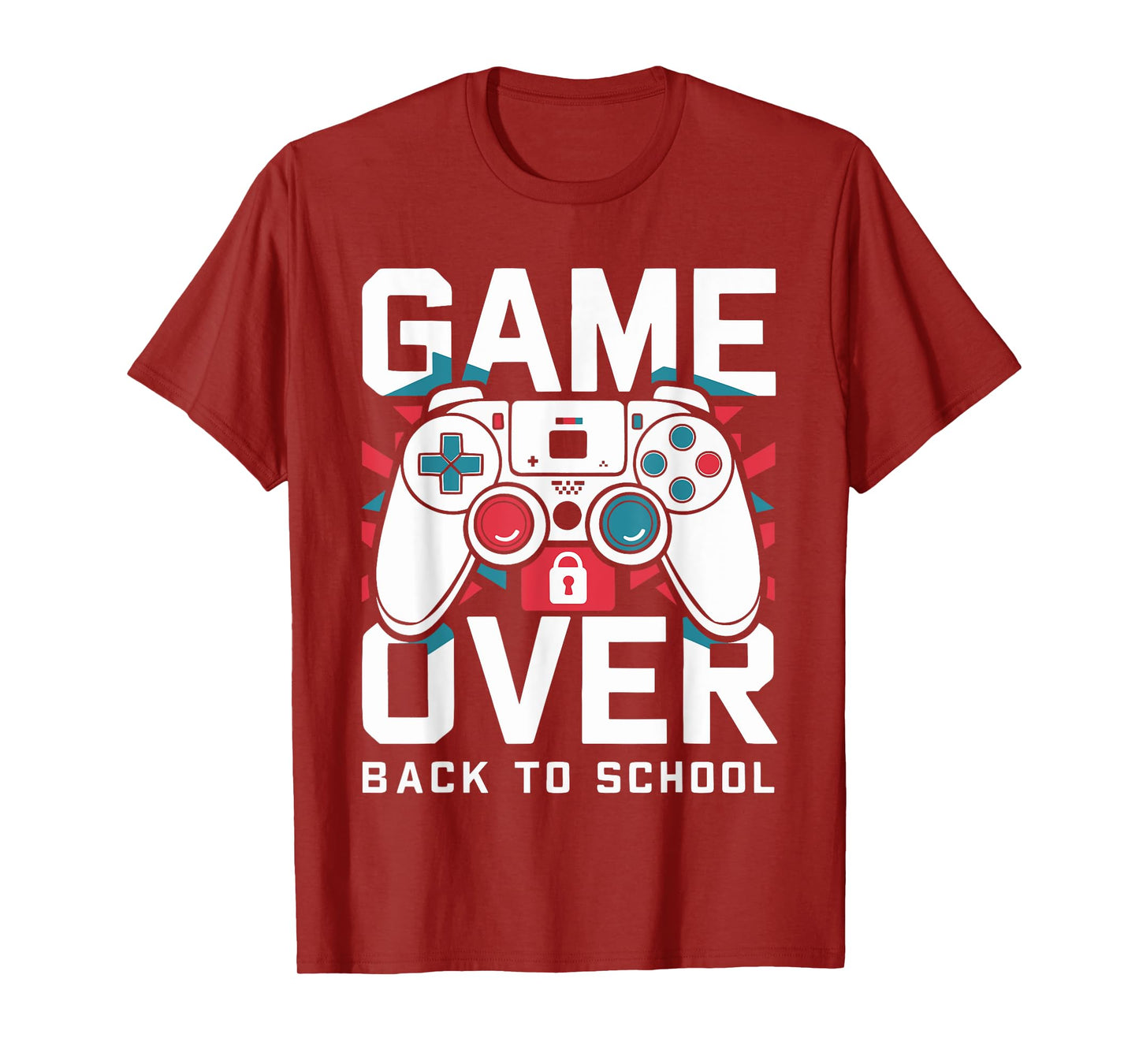 Game Over Back To School Shirt First Day Of School Boy Girl T-Shirt