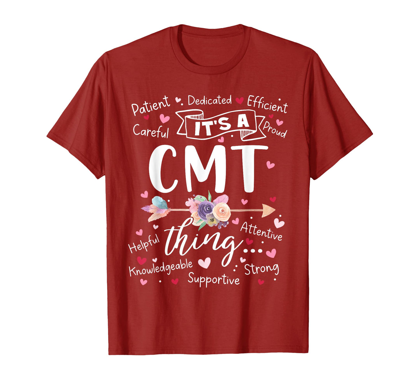 CMT Certified Medication Technician Squad Team Mother's Day T-Shirt