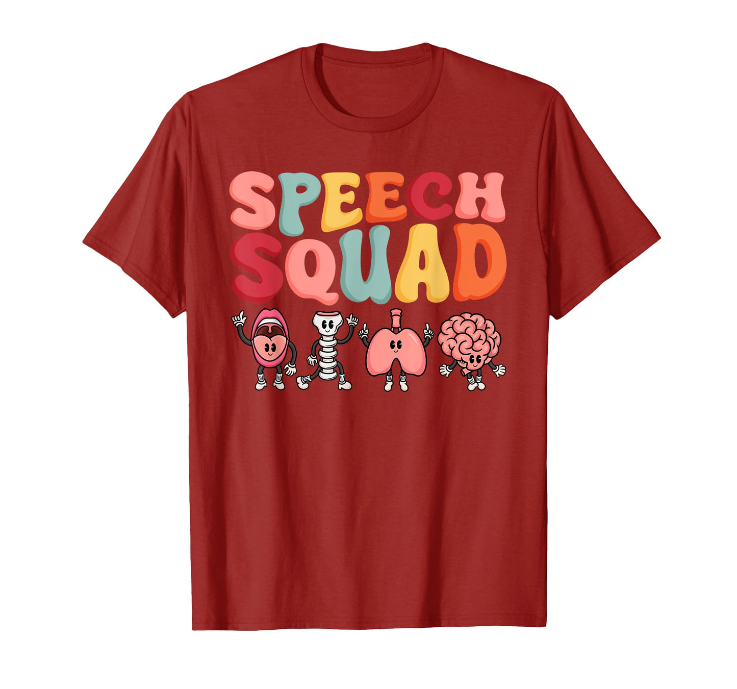 Speech Squad Funny Speech Language Pathologist Therapist T-Shirt