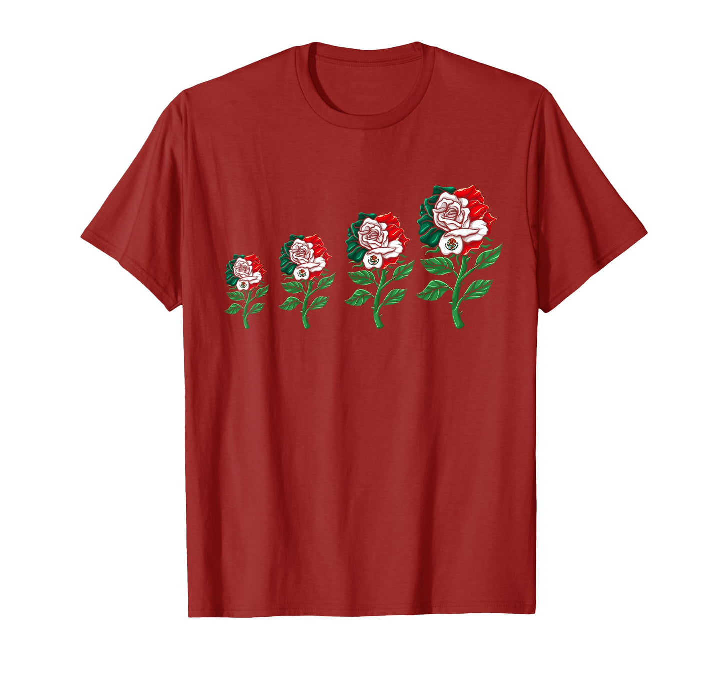 Mexico Gift Rose Tijuana Mexican Hispanic Pride Poncho T-Shirt