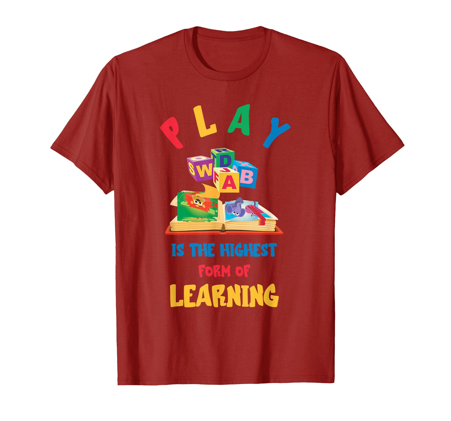 Daycare Provider Play ABC Childcare Teacher Appreciation T-Shirt